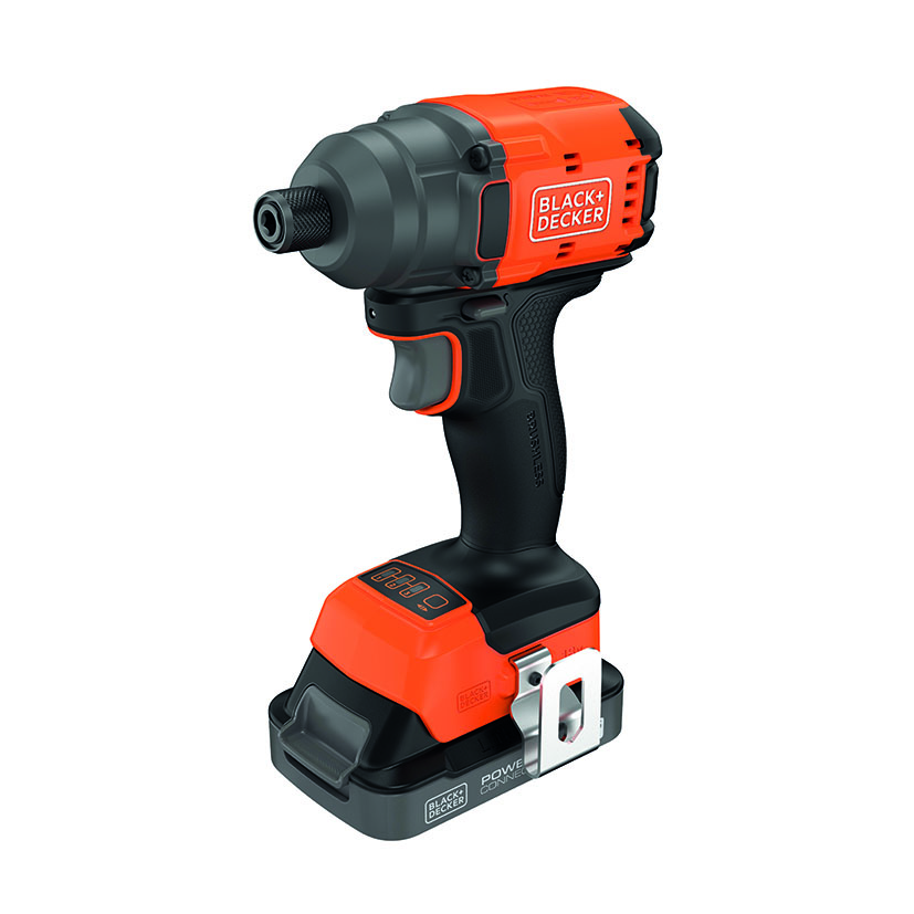 Atornillador impacto brushless B&D BLIM78E1K-QW 18 V BLACK+DECKER