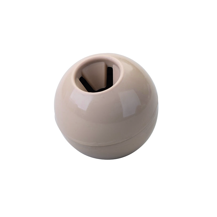 Bola gel mascotas Snack ball ø 6 cm. Color beige