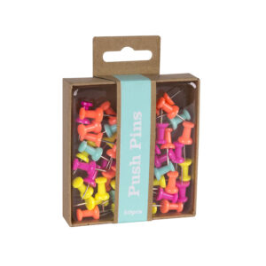 Chinchetas y pinzas fluor collection Chinchetas 50 piezas