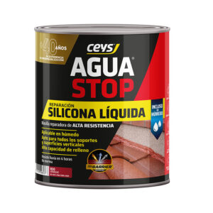 Silicona líquida CEYS Aguastop 1 kg. Rojo