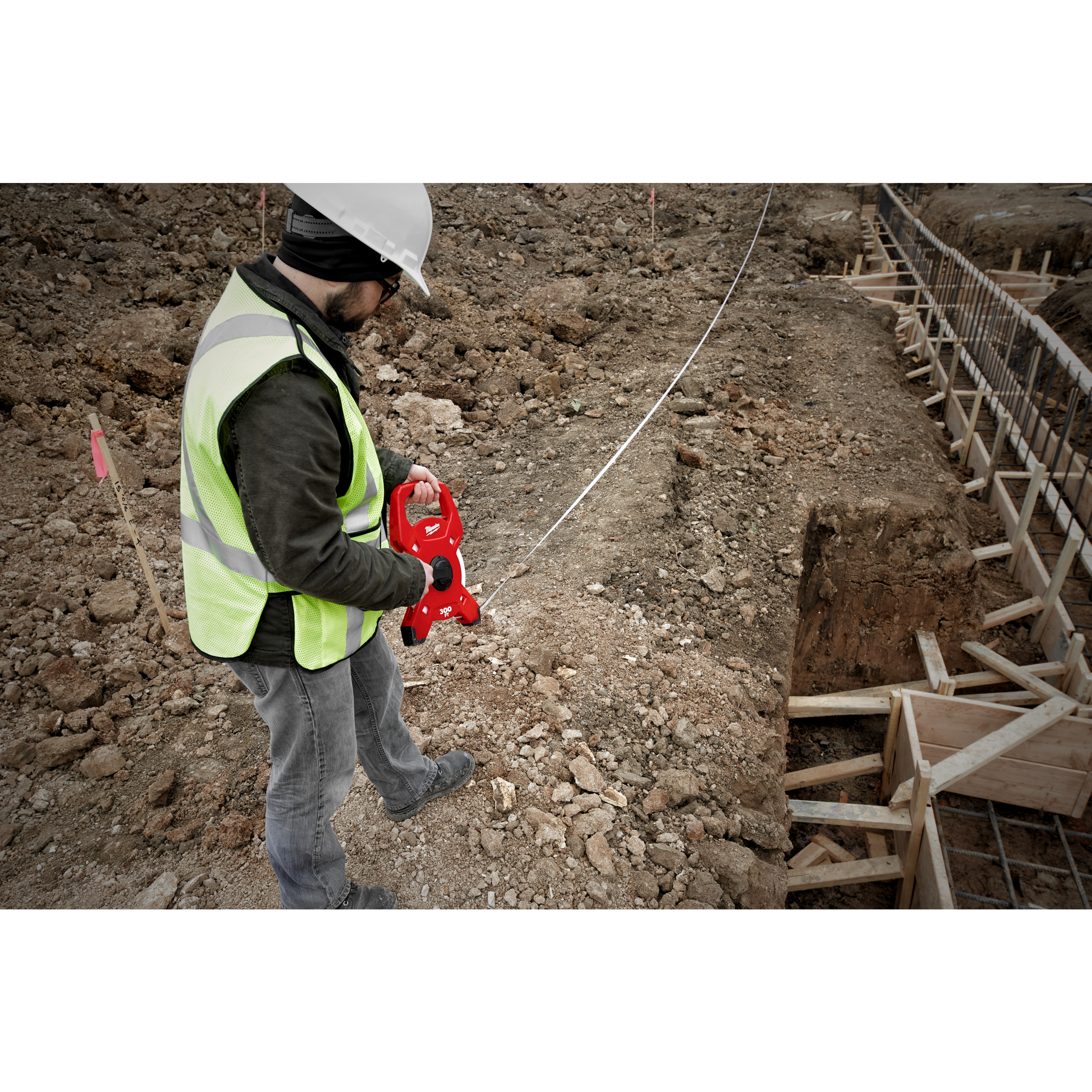 Cintas largas de fibra 60m Fibreglass Long Tapes Milwaukee - Imagen 5