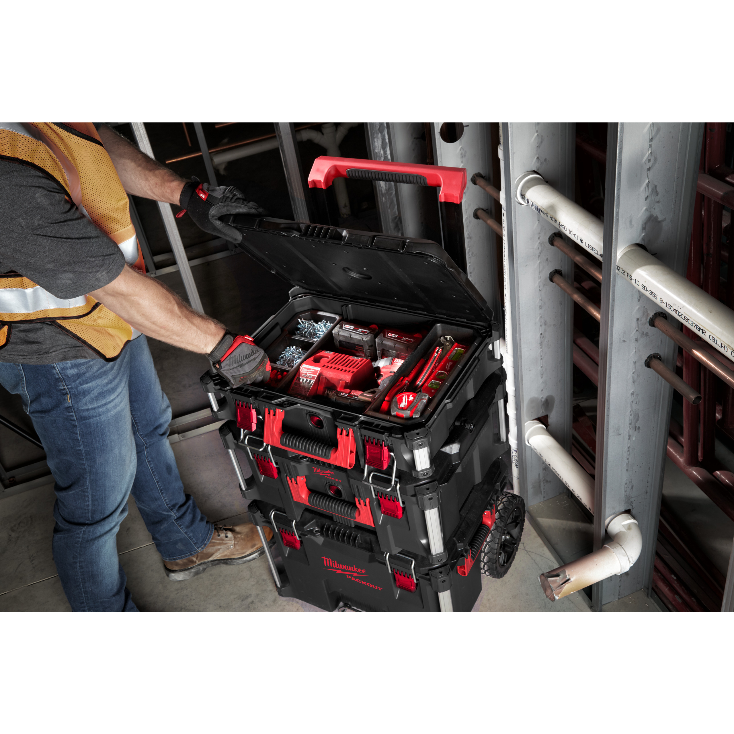 Conjunto de 3 piezas PACKOUT™ Packout Boxes Milwaukee - Imagen 4