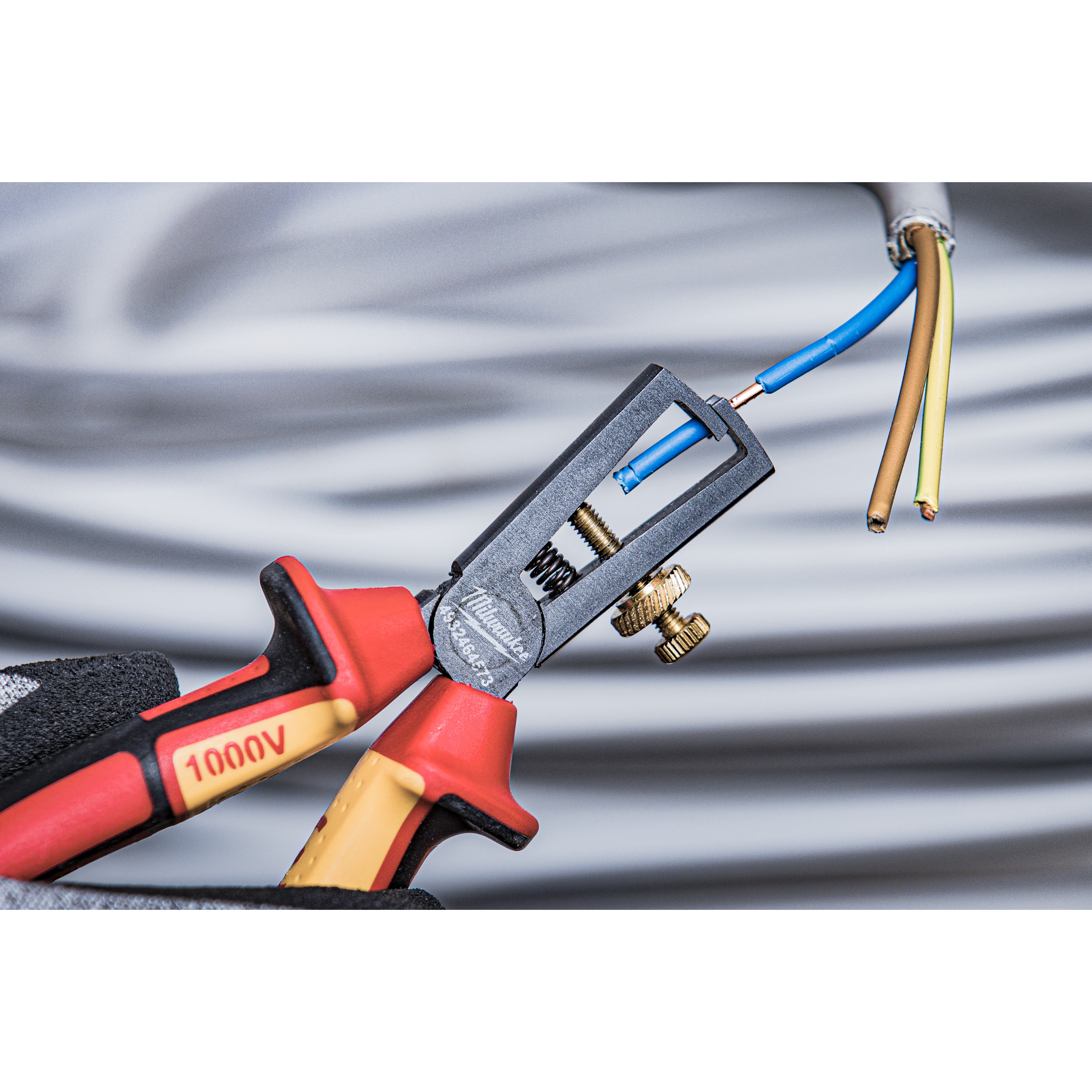 Alicate VDE pelacables VDE Wire Stripping Plier Milwaukee - Imagen 2