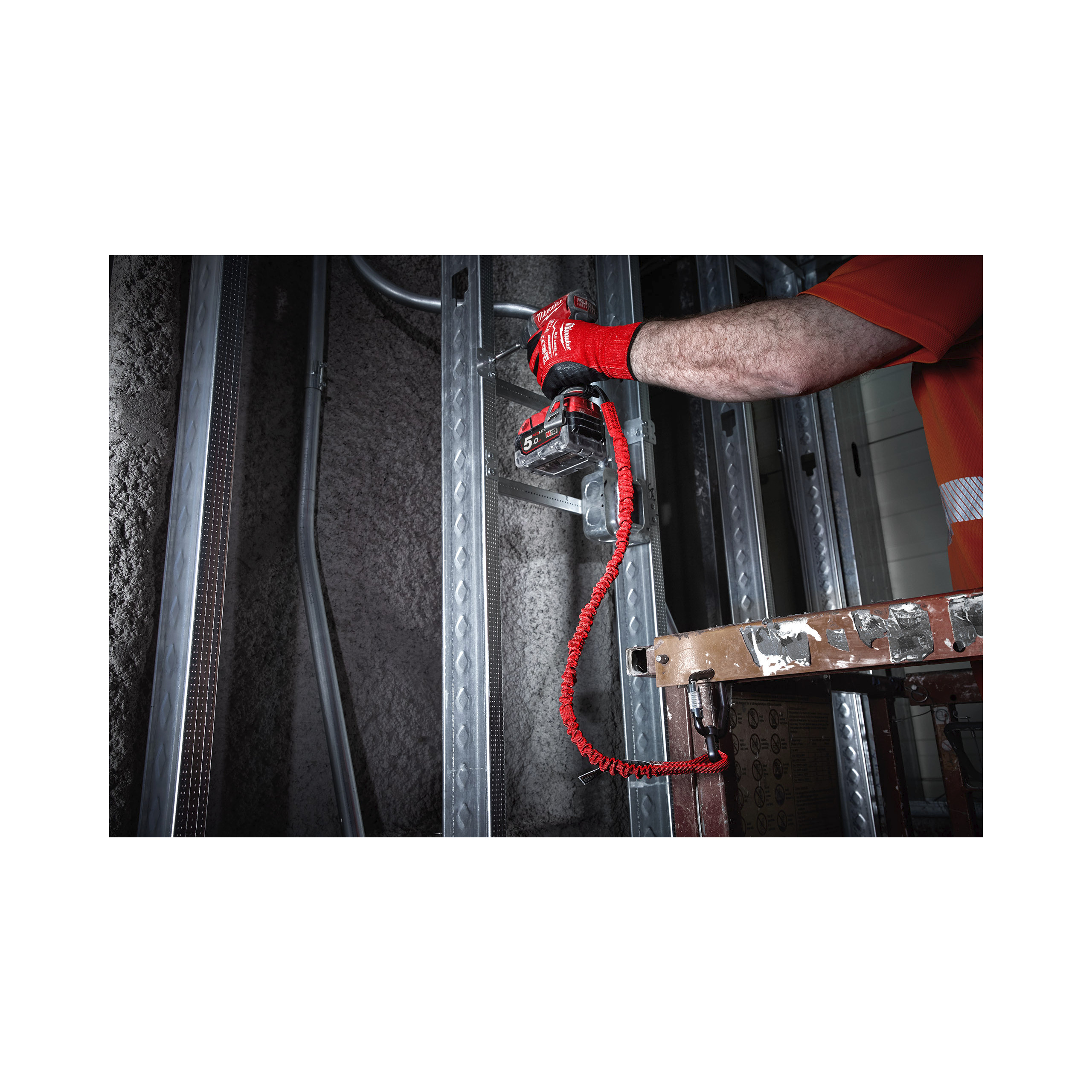 Cuerda anticaída QUICK-CONNECT™ de doble mosquetón de 4,5kg de resistencia Milwaukee - Imagen 3