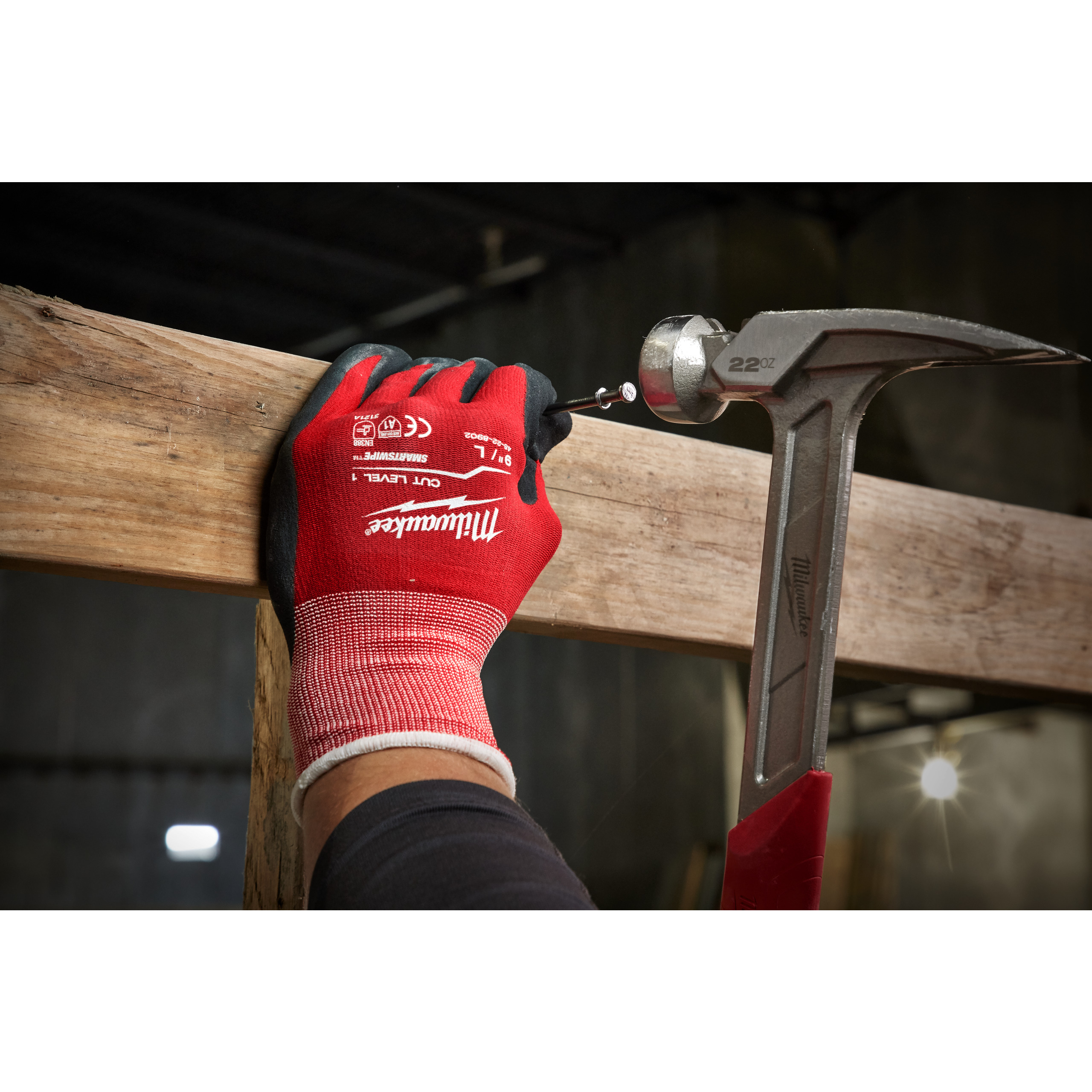 Pack de 12 pares de guantes anticorte de nitrilo Nivel A - XL/10 Cut A Gloves Milwaukee - Imagen 3