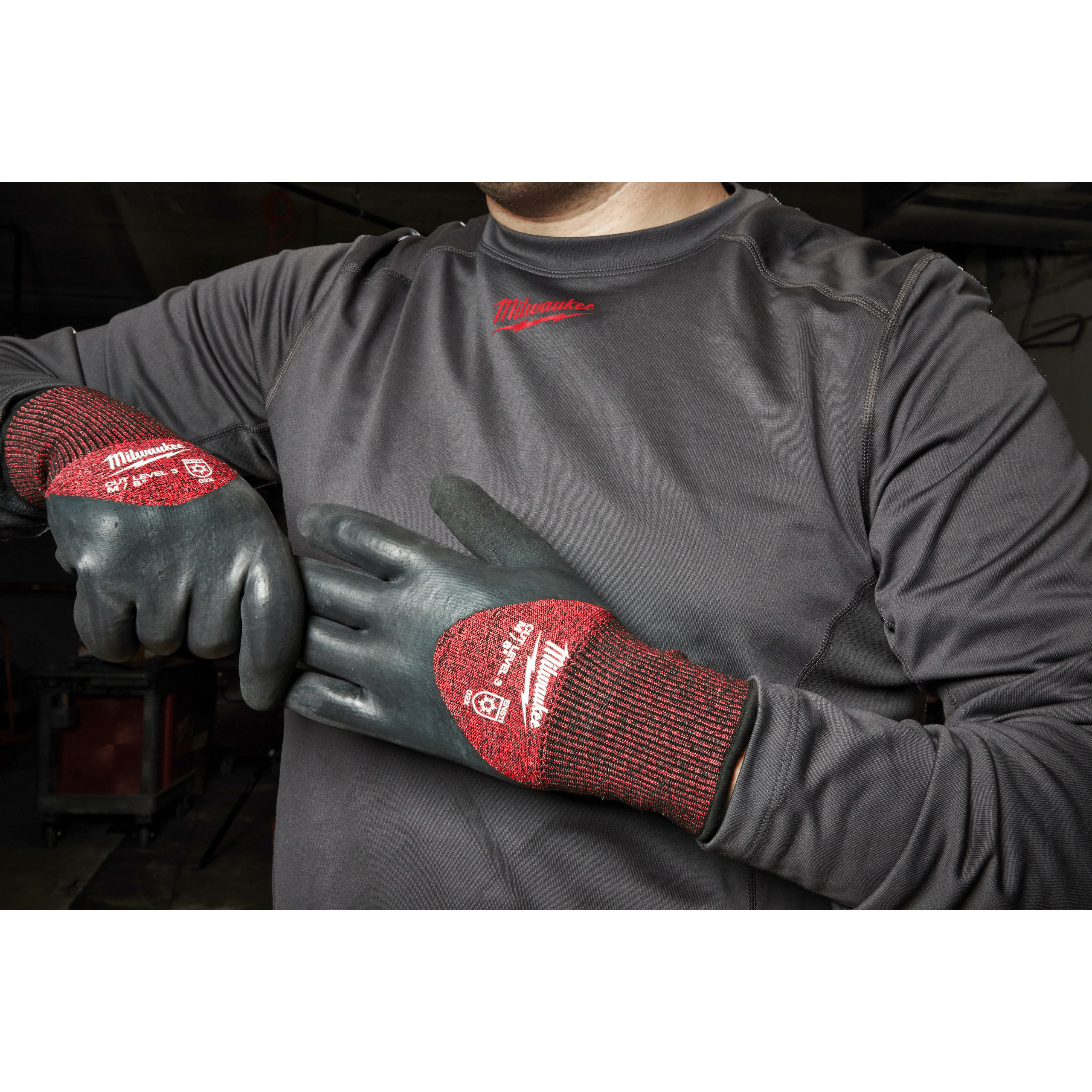 Guantes de invierno anticorte Nivel 3/C - L/9 - pack de 12 pares Winter Cut C Gloves Milwaukee - Imagen 3