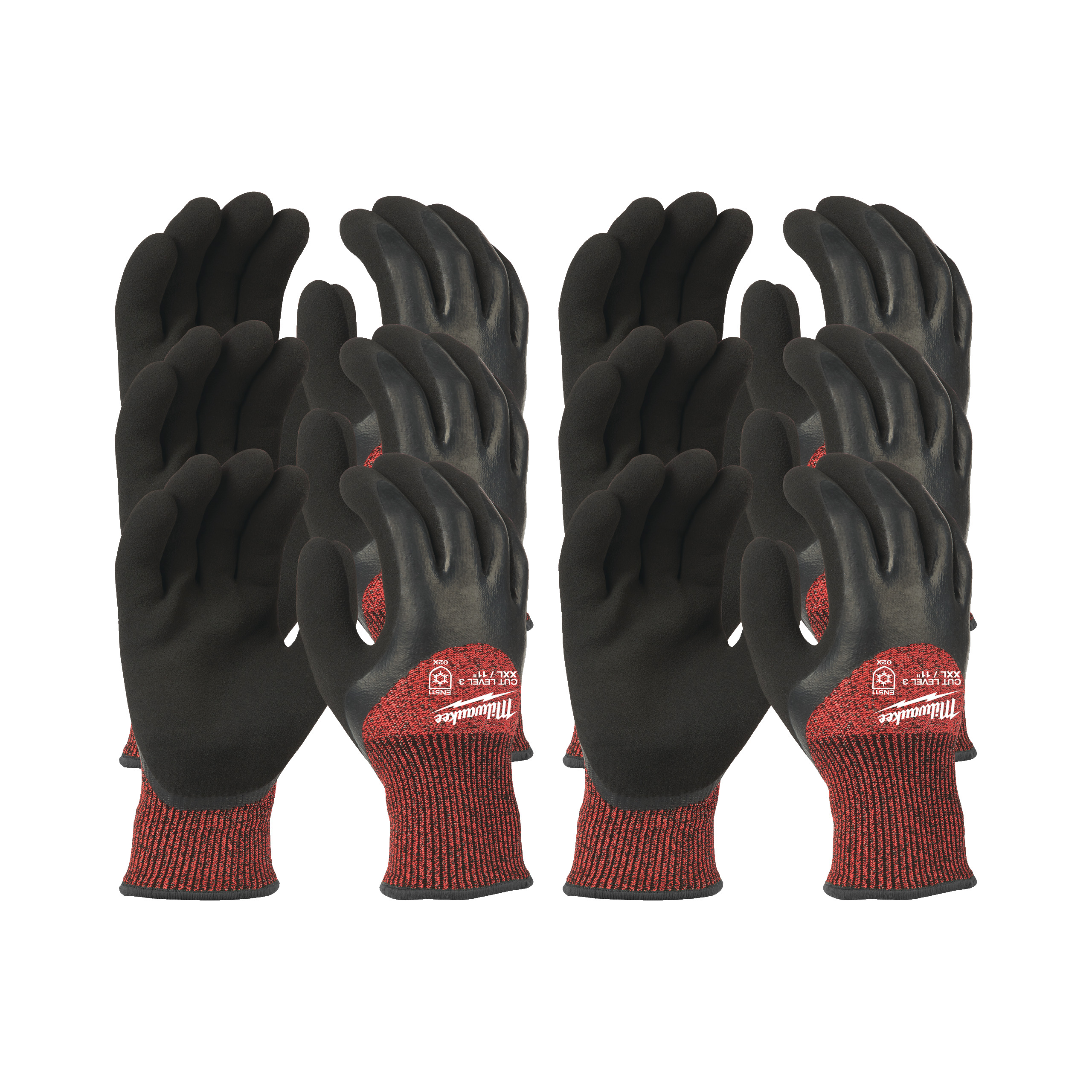 Guantes de invierno anticorte Nivel 3/C - XXL/11 - pack de 12 pares Milwaukee