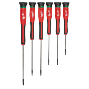 Juego de 6 destornilladores Precision Screwdrivers Milwaukee - 6pc Torx Precision Screwdriver Set