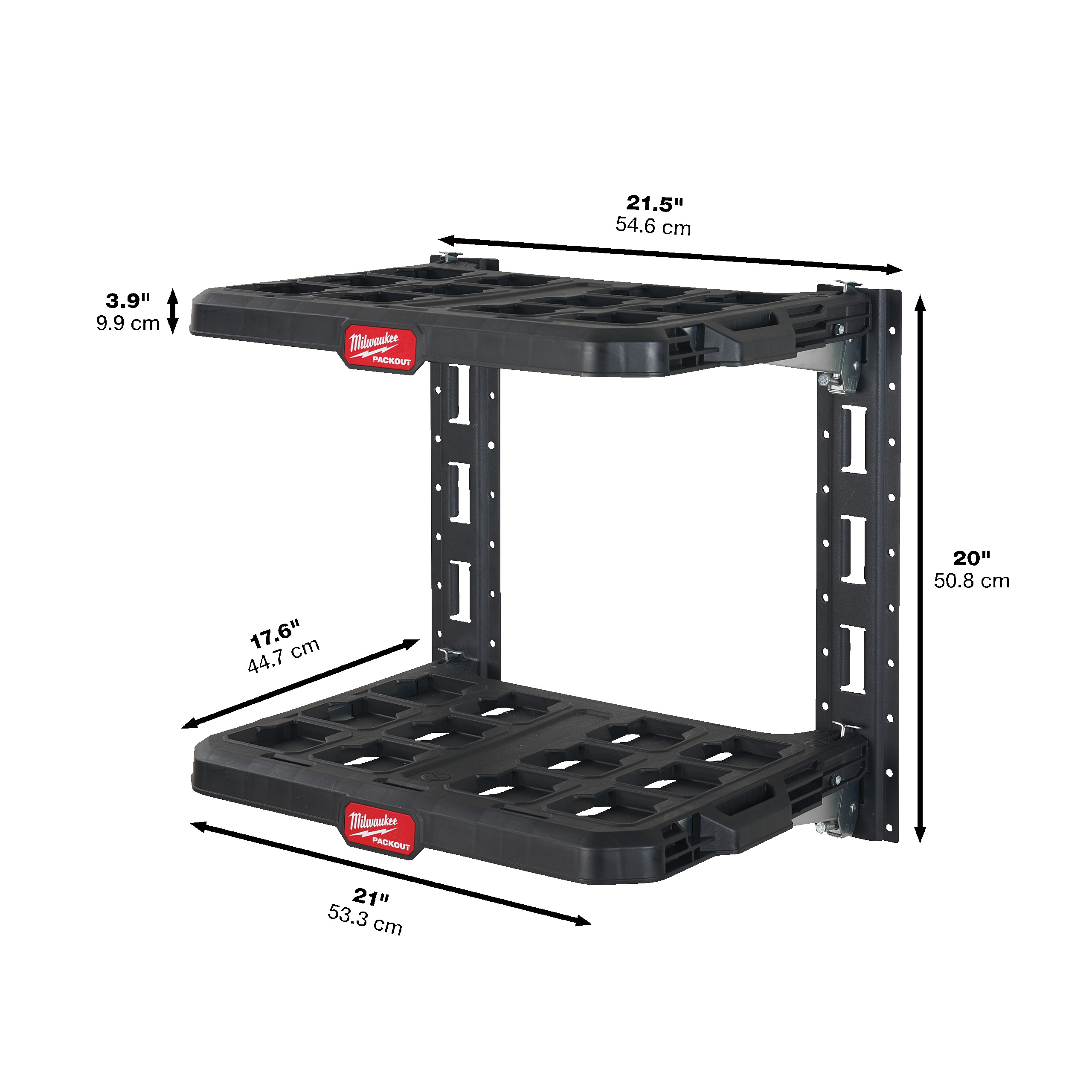Rack de montaje completo PACKOUT™ Packout Racking System Milwaukee - Imagen 2