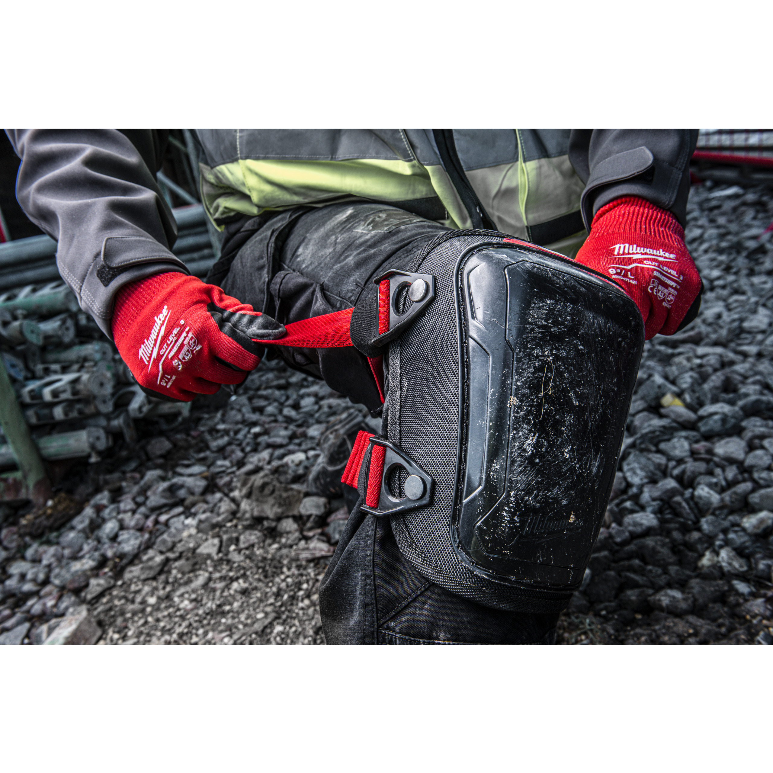 Rodilleras rígidas con gel - 1 par Hard Knee Pad Milwaukee - Imagen 3