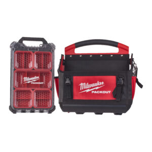 Bolsa portaherramientas PACKOUT™ de 40cm + organizador slim compacto PACKOUT™ Milwaukee