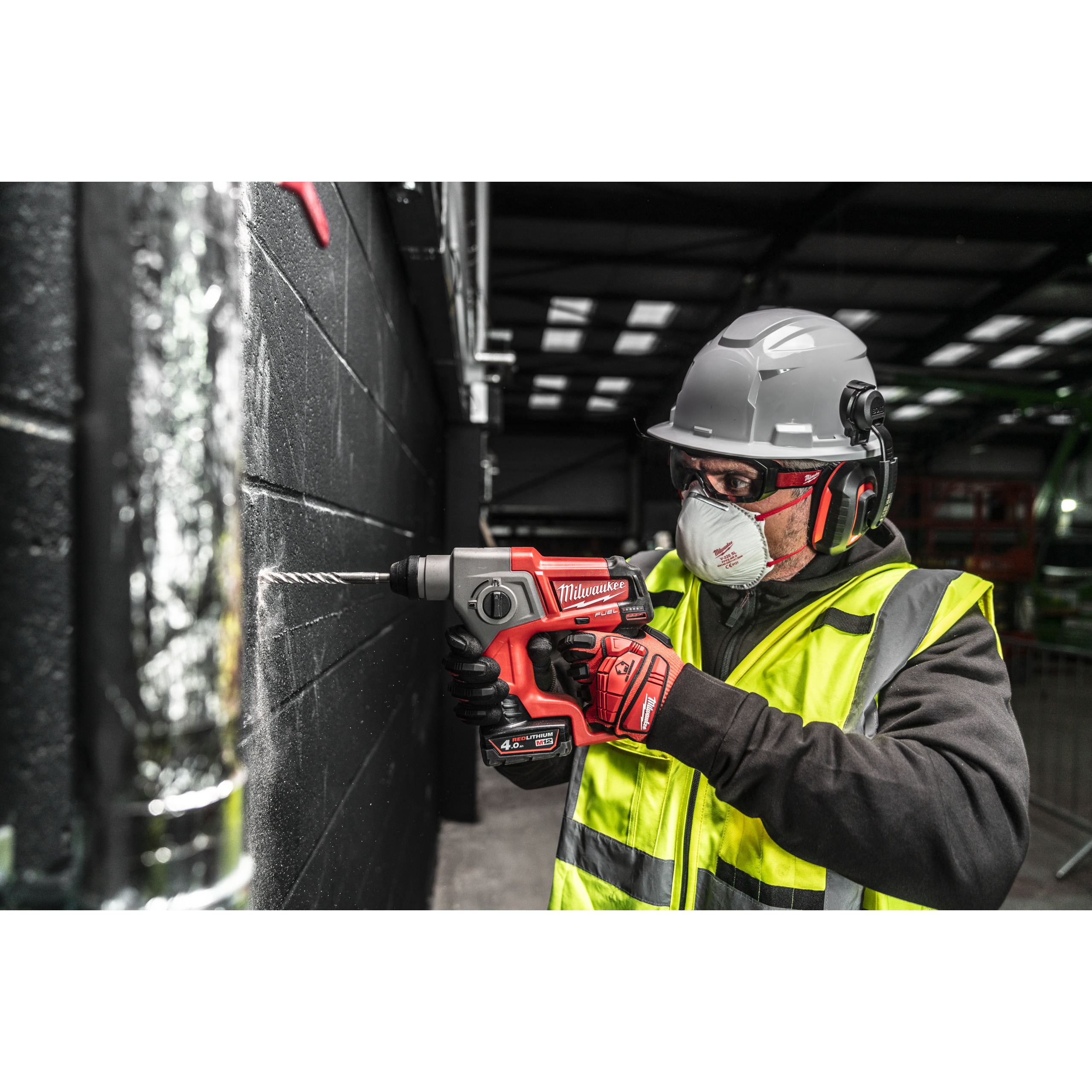 Casco BOLT™ 100 Blanco no ventilado Milwaukee - Imagen 5