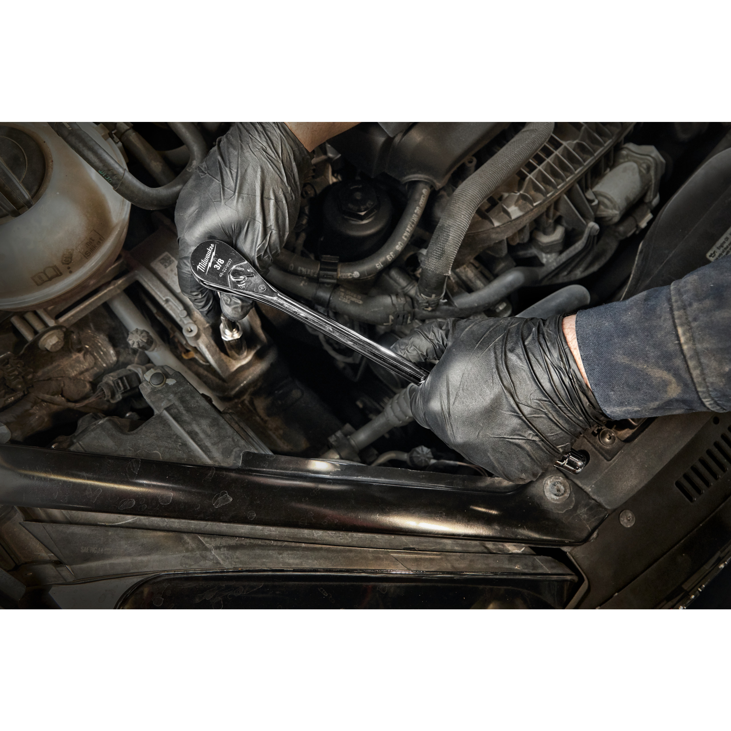 Carraca de ⅜″ larga 3/8 Drive Ratchet Milwaukee - Imagen 4