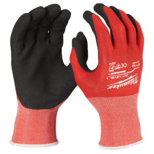 Pack de 12 pares de guantes anticorte de nitrilo Nivel A - S/7 Cut A Gloves Milwaukee
