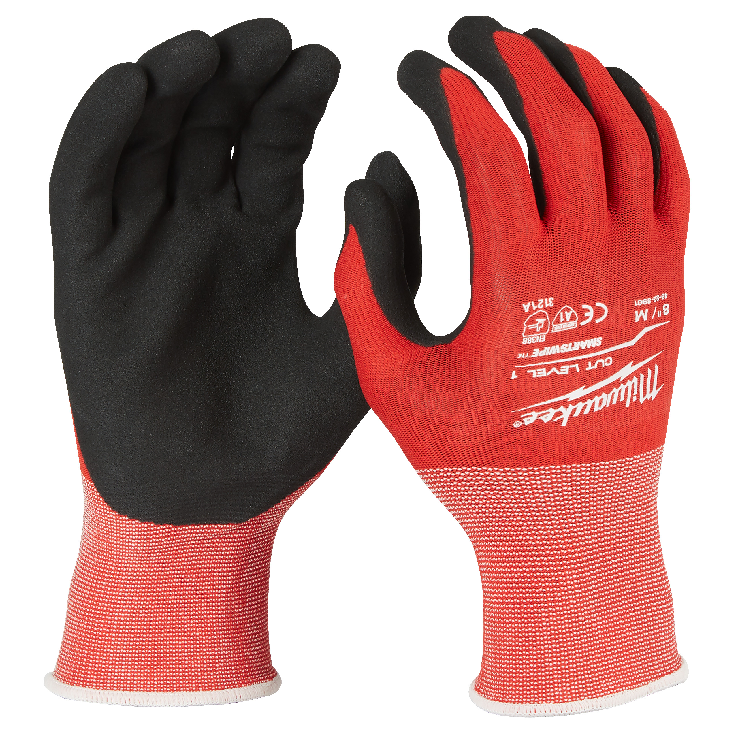 Pack de 12 pares de guantes anticorte de nitrilo Nivel A - S/7 Cut A Gloves Milwaukee