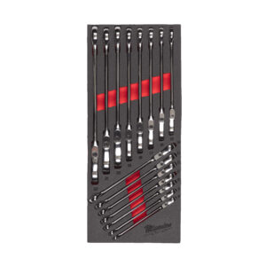 Espuma de 15 llaves combinadas MAX BITE™ con carraca y articuladas Milwaukee