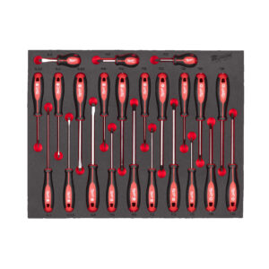 3/3 espuma con 23 destornilladores Trilobe Screwdriver Foam Insert Milwaukee