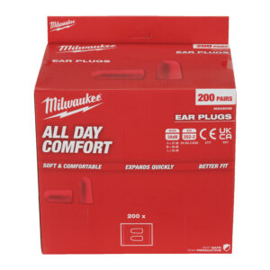 Tapones de espuma - caja de 200 pares Milwaukee
