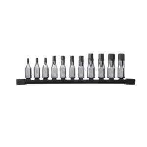 Juego de 11 vasos destornilladores de ⅜″ tipo hex Milwaukee