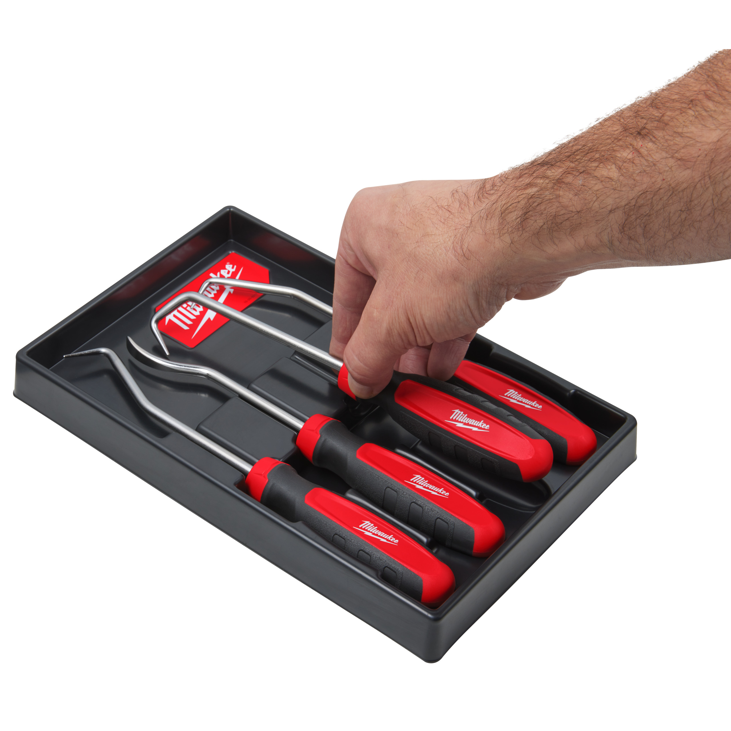 Juego de 4 extractores de retenes HD Hooks & Picks Milwaukee - Imagen 4