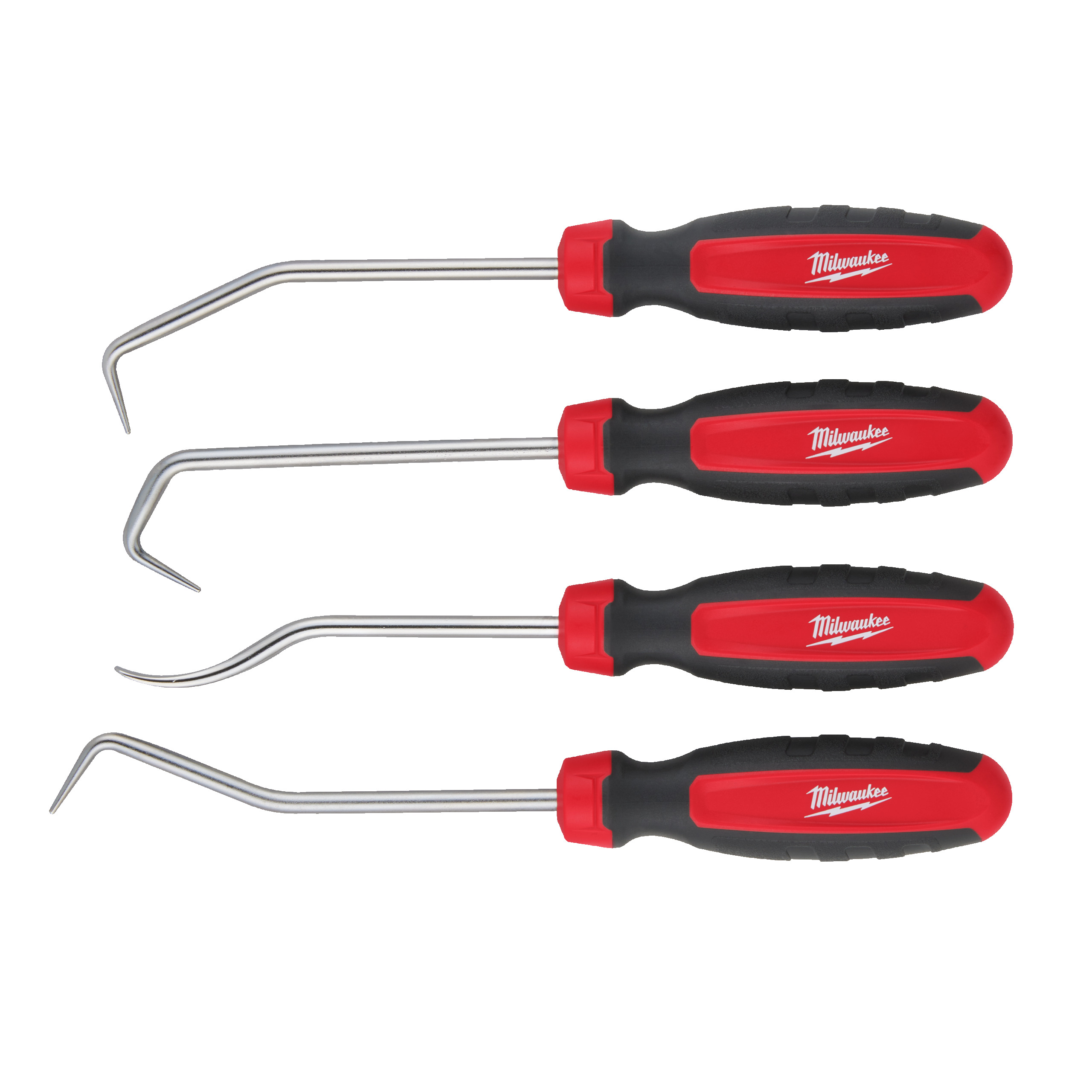 Juego de 4 extractores de retenes HD Hooks & Picks Milwaukee - Imagen 2