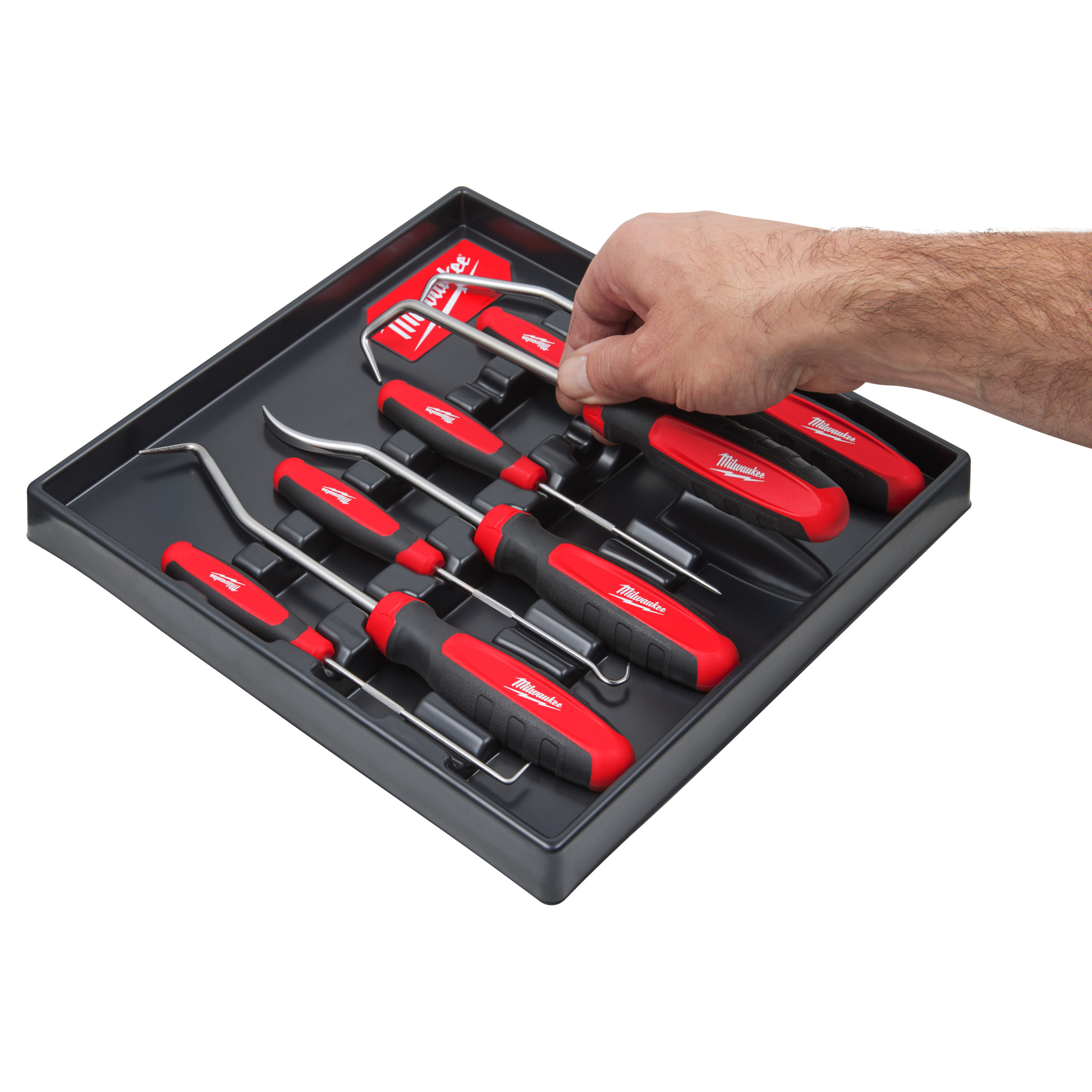 Juego de 8 extractores de retenes HD y compactos Hooks & Picks Milwaukee - Imagen 4