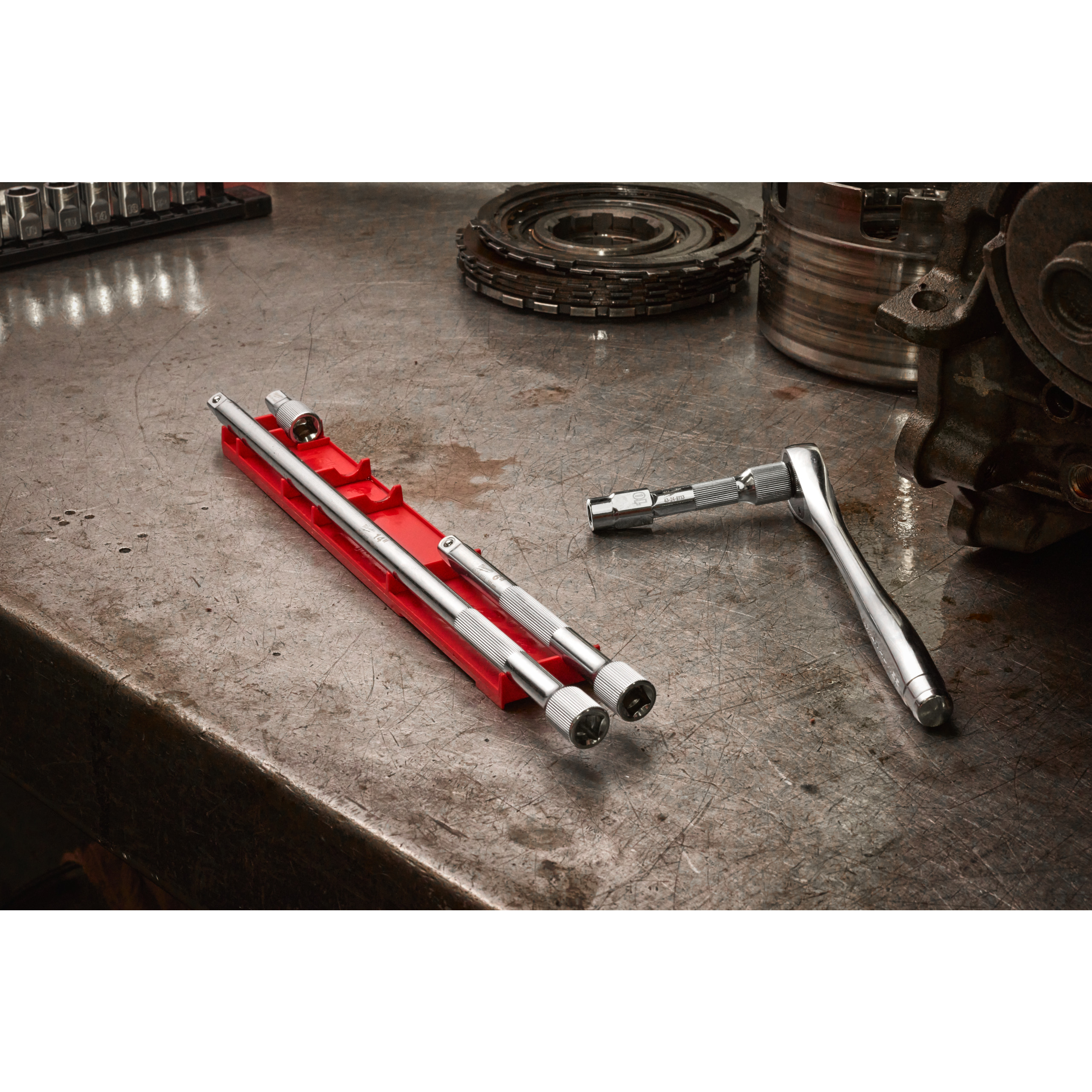 Juego de 4 extensiones de ⅜″ 3/8" Drive Extension Set Milwaukee - Imagen 5