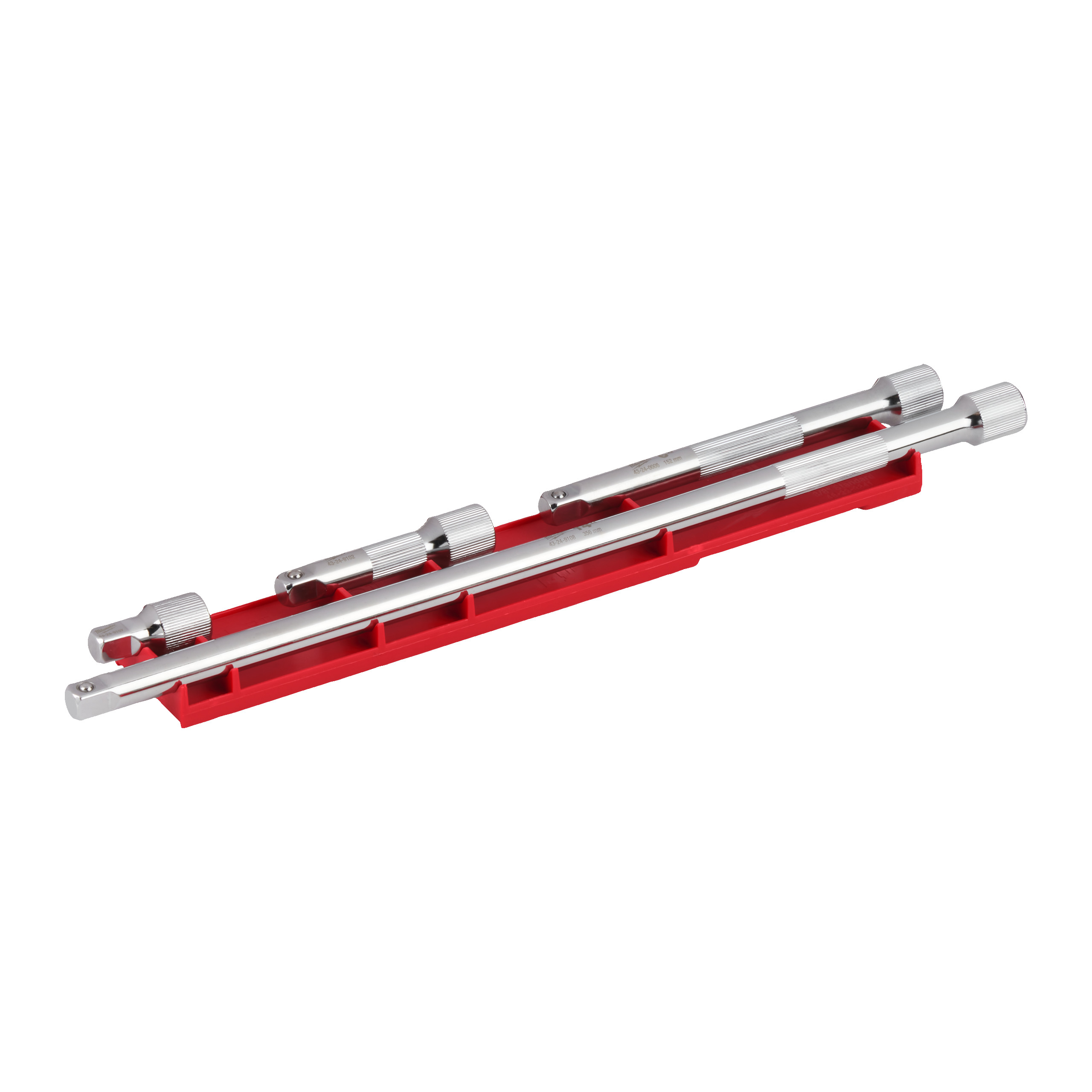 Juego de 4 extensiones de ⅜″ 3/8" Drive Extension Set Milwaukee - Imagen 2