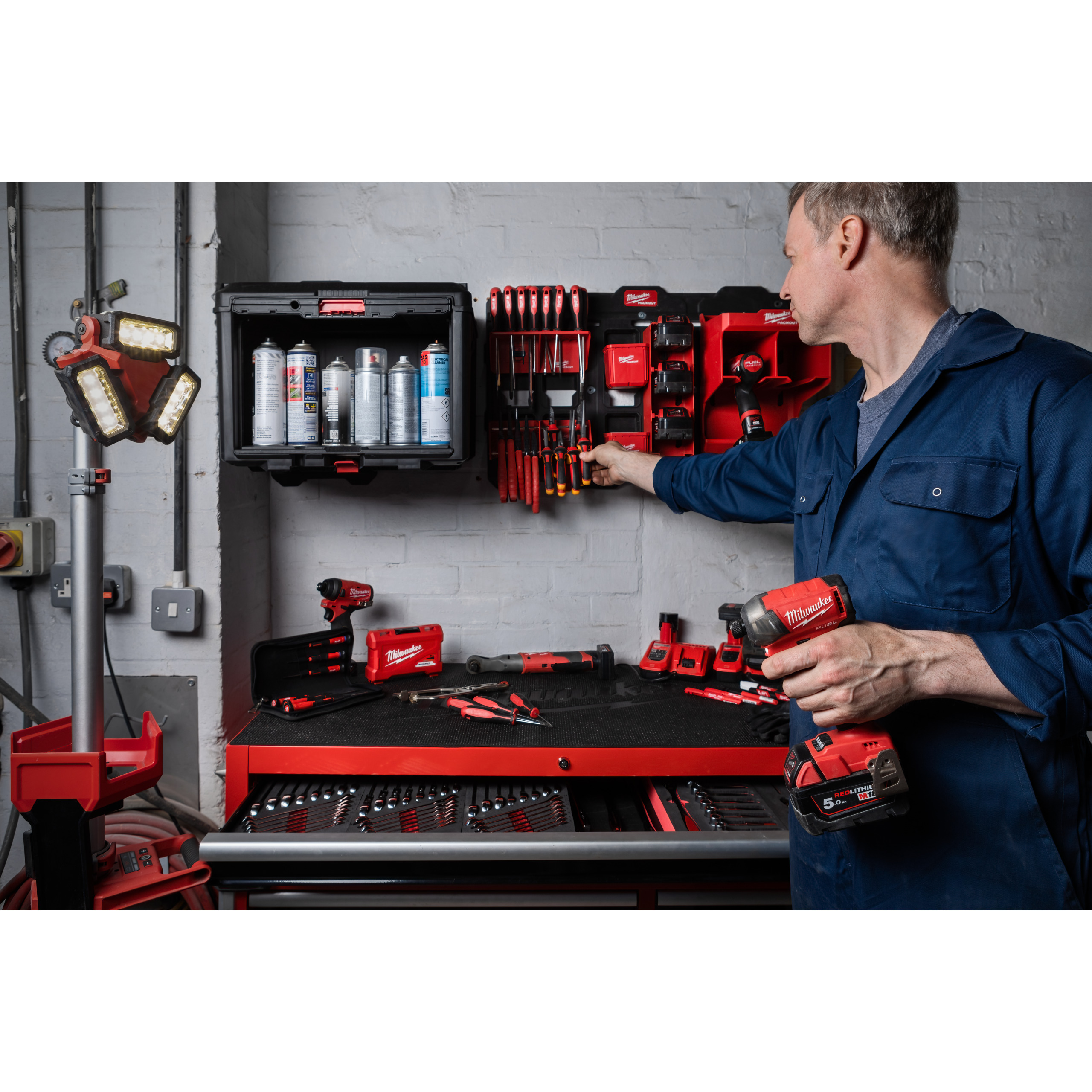 Base de trabajo antideslizante PVC Work Surface Milwaukee - Imagen 3