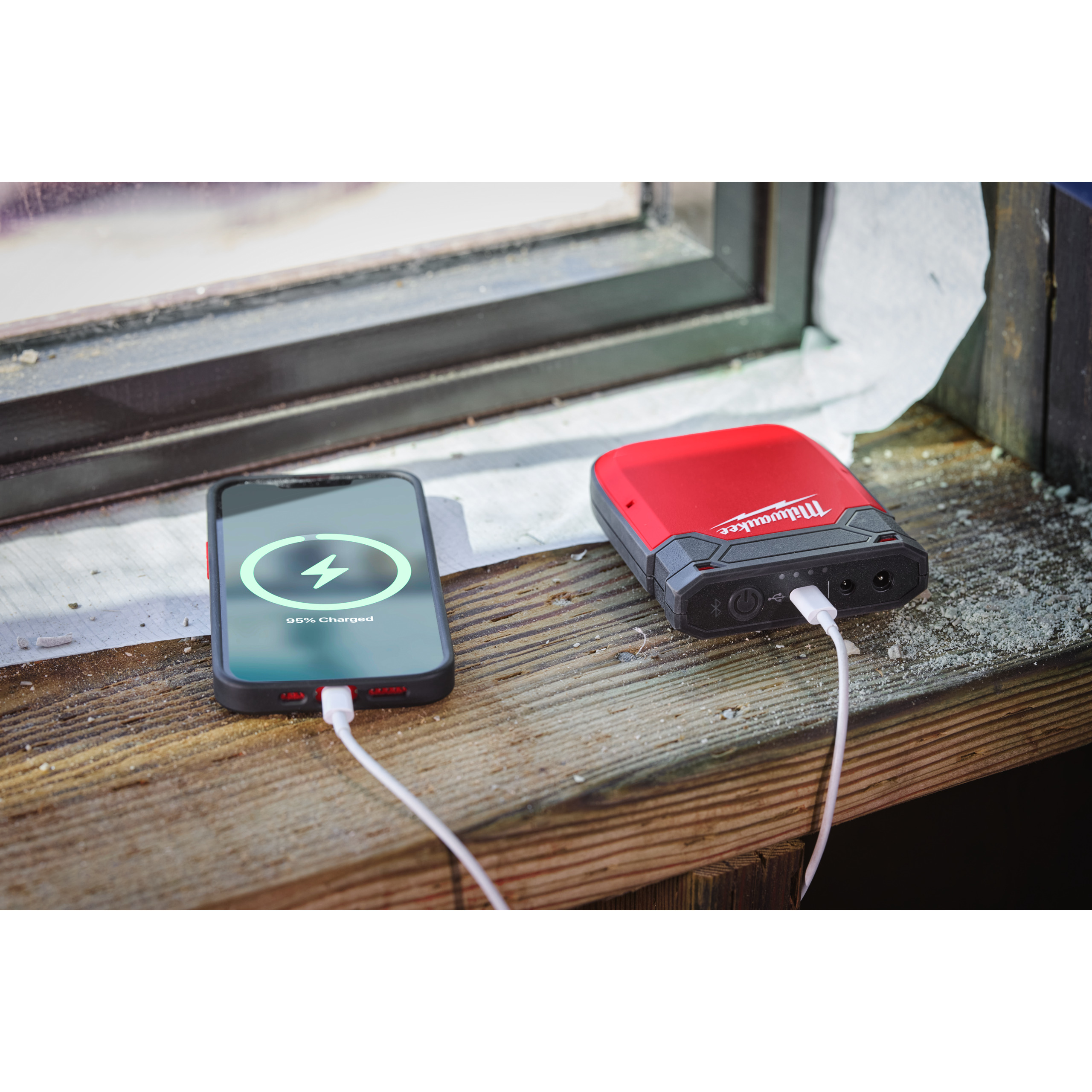Batería plana para ropa calefactada usb-c con Bluetooth® IRPSU3 Milwaukee - Imagen 4