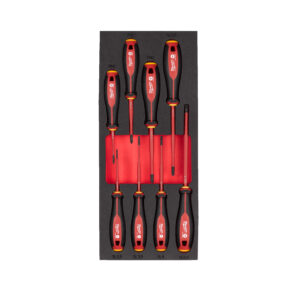 Espuma con 8 destornilladores VDE PH y planos VDE Trilobe Screwdriver Set Foam Insert Milwaukee