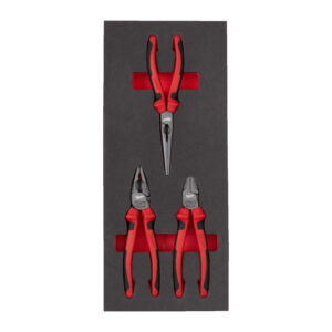1/3 espuma con 3 alicates Pliers Set Foam Insert Milwaukee