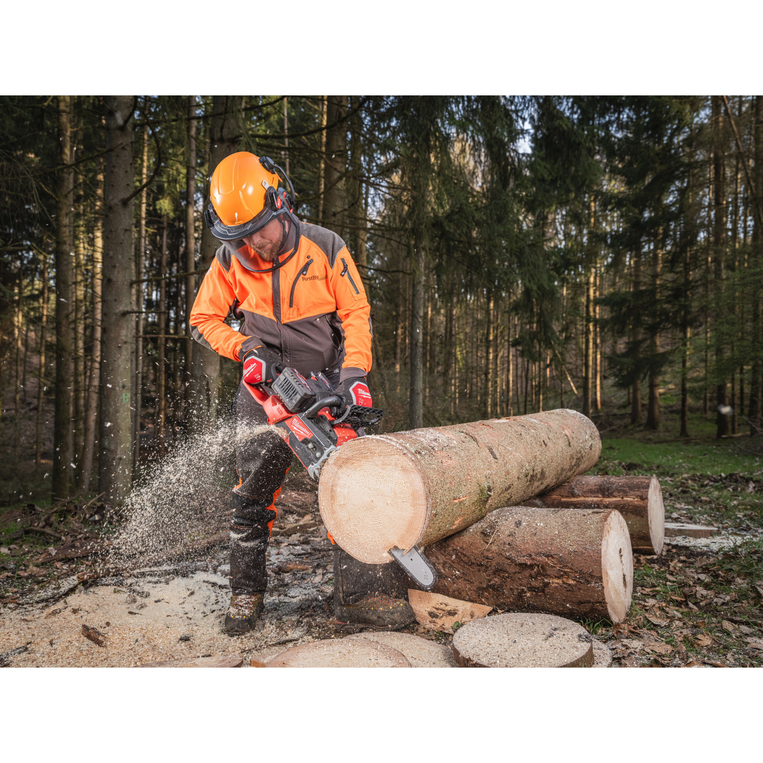 Guantes anticorte forestal -11/XXL Chain Saw Gloves Milwaukee - Imagen 3