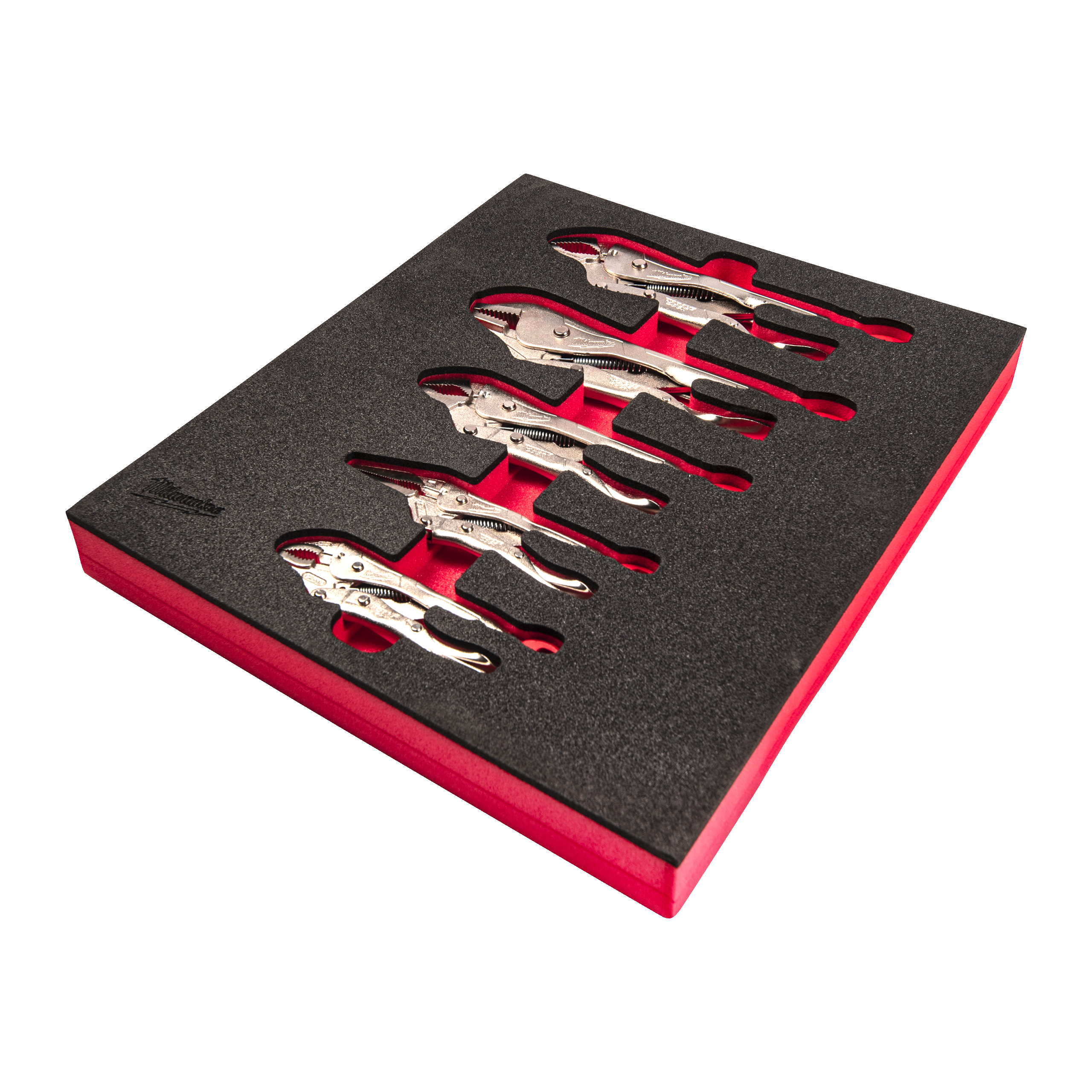 1/3 espuma con 5 alicates de presión TORQUE LOCK™ Locking Pliers Set Foam Insert Milwaukee - Imagen 2