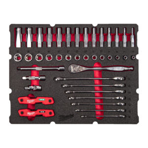Espuma PACKOUT™ (llaves con carraca y carraca de 3/8") Milwaukee