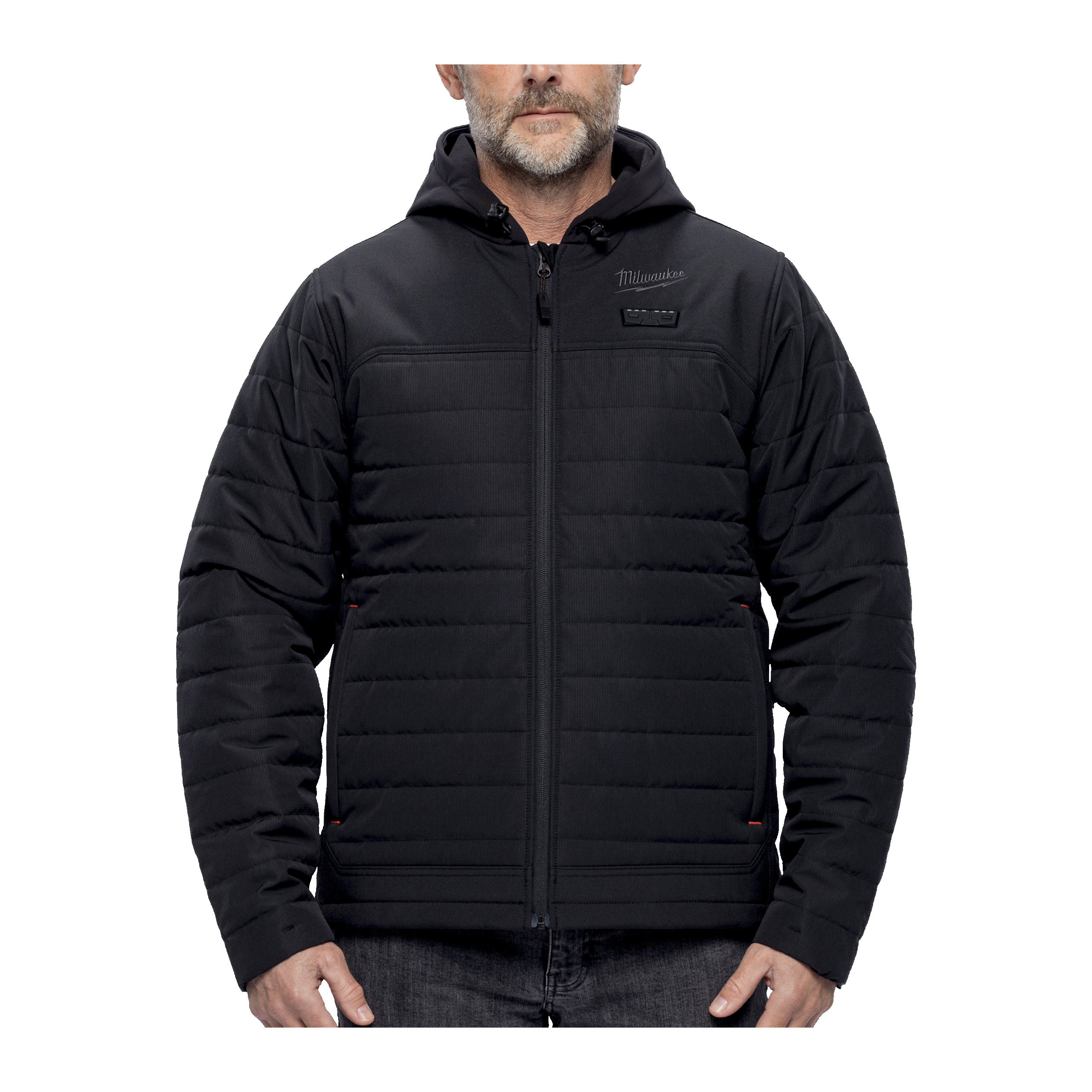 Chaqueta híbrida güateada calefactada M12™ negra, XXL M12 HPJBL3 Milwaukee