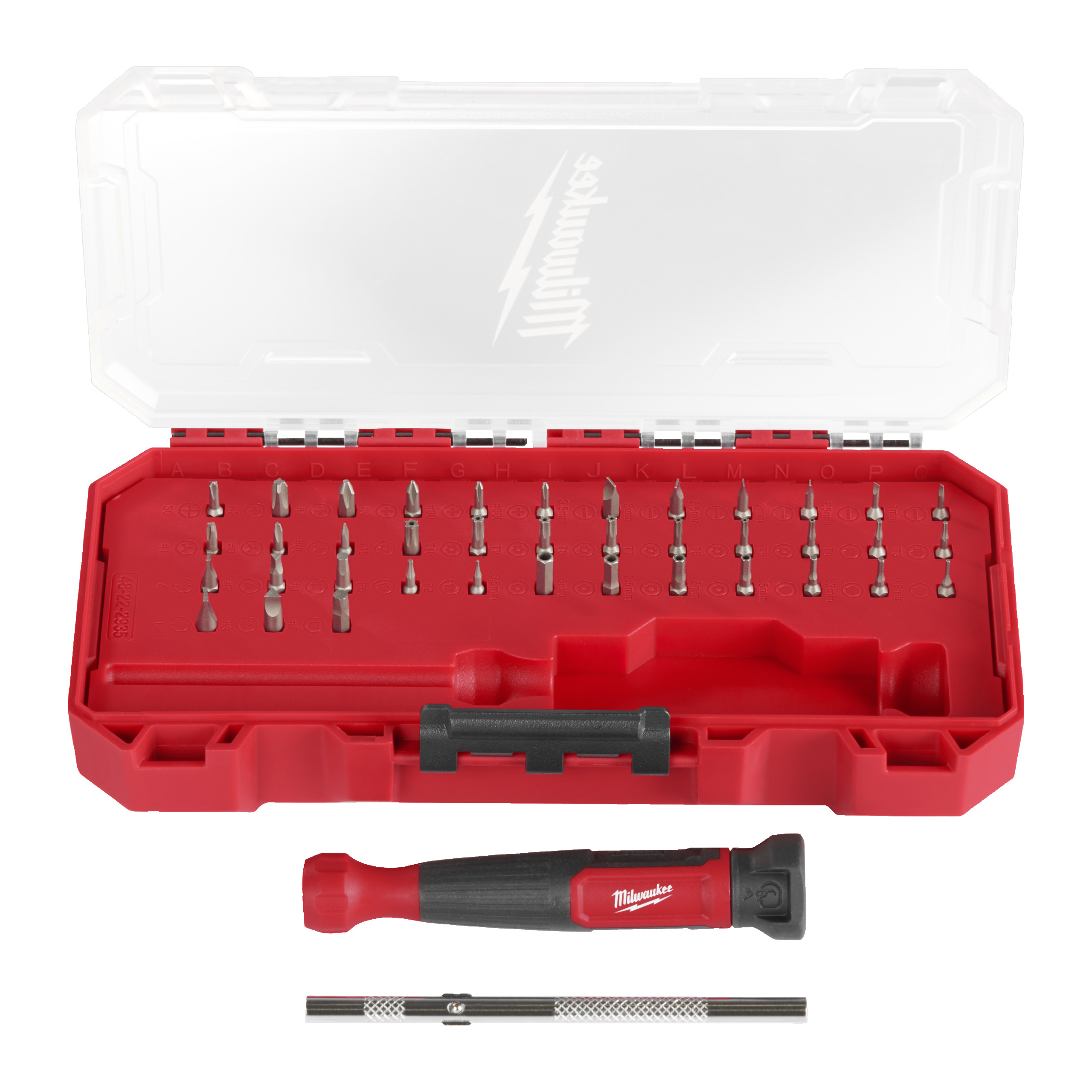 Destornillador multipuntas de precisión 39 en 1 con caja Milwaukee - Imagen 3