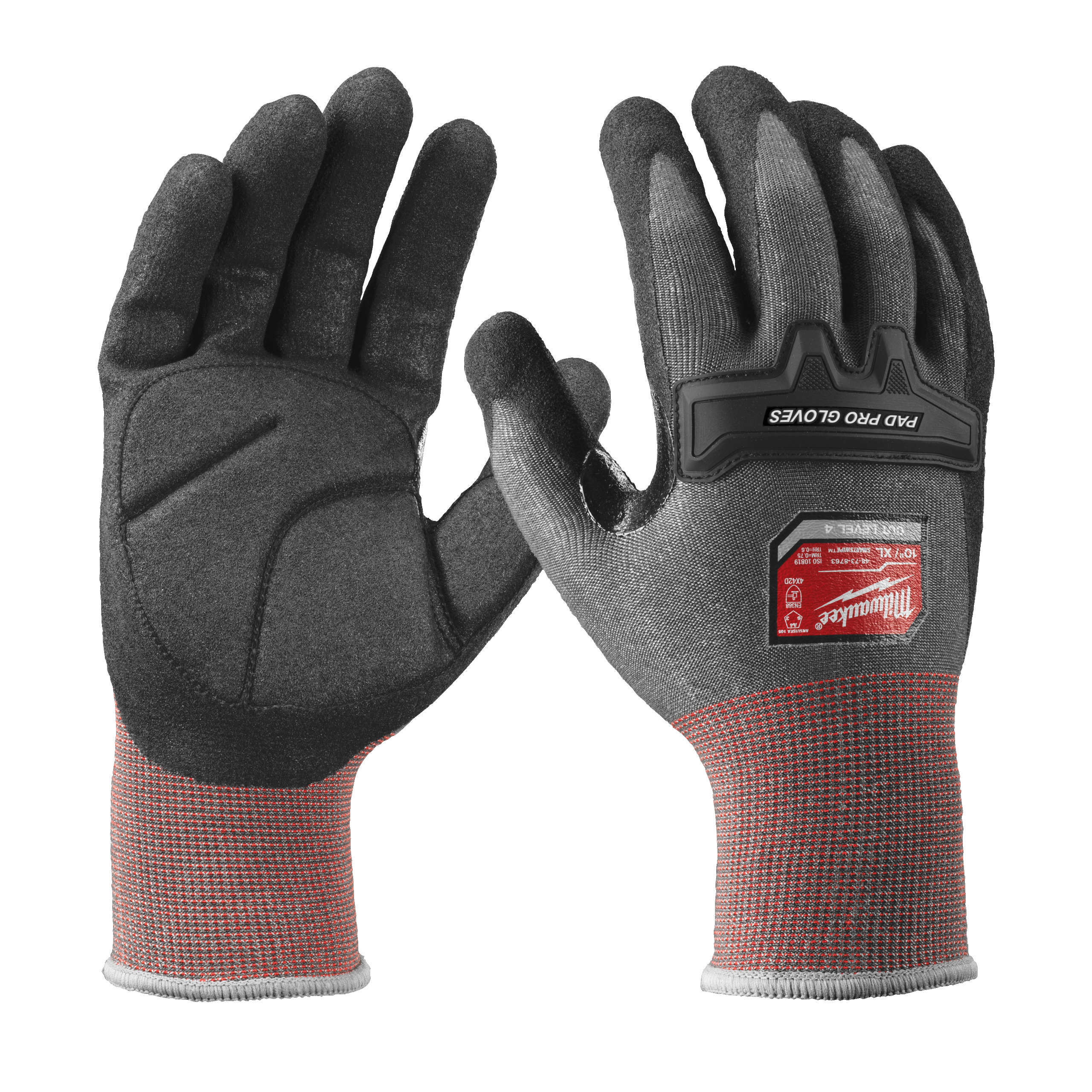 Guantes acolchados y anticorte nivel D - 9/L PAD PRO Gloves Milwaukee