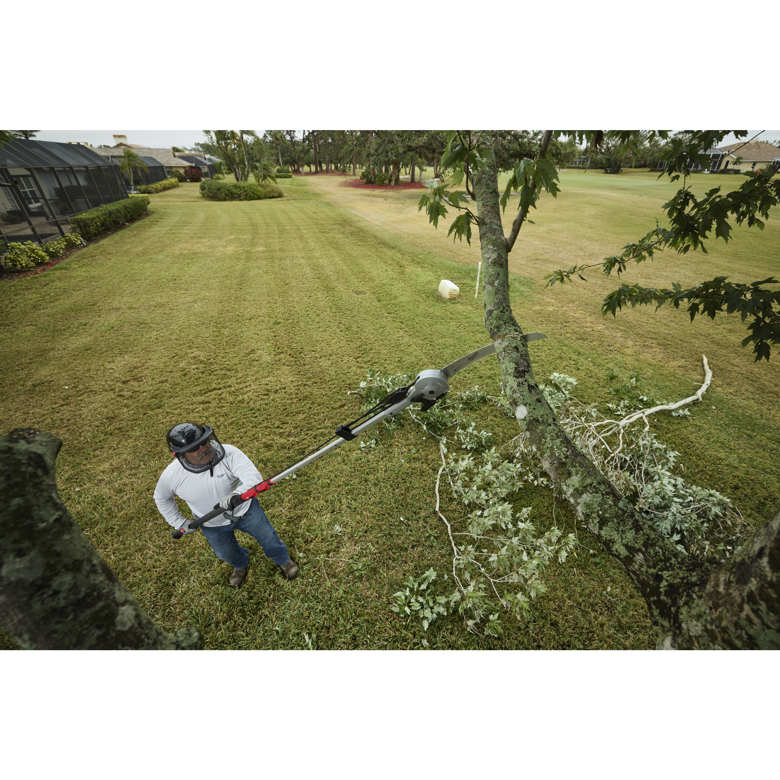Tijera de pértiga con serrucho Pole Saw Milwaukee - Imagen 6