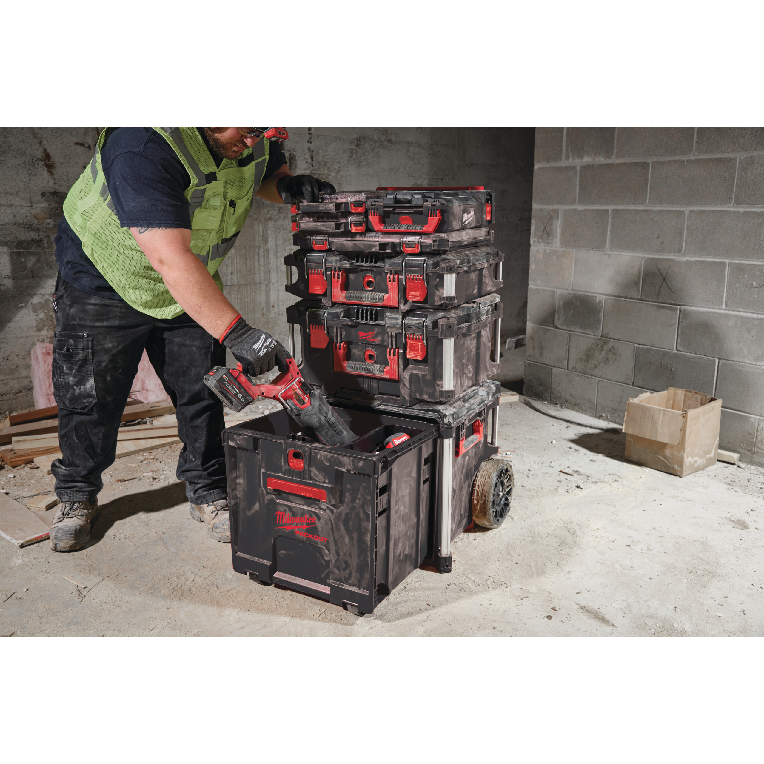 Baúl con ruedas y cajón PACKOUT™ Packout Rolling Drawer Milwaukee - Imagen 2