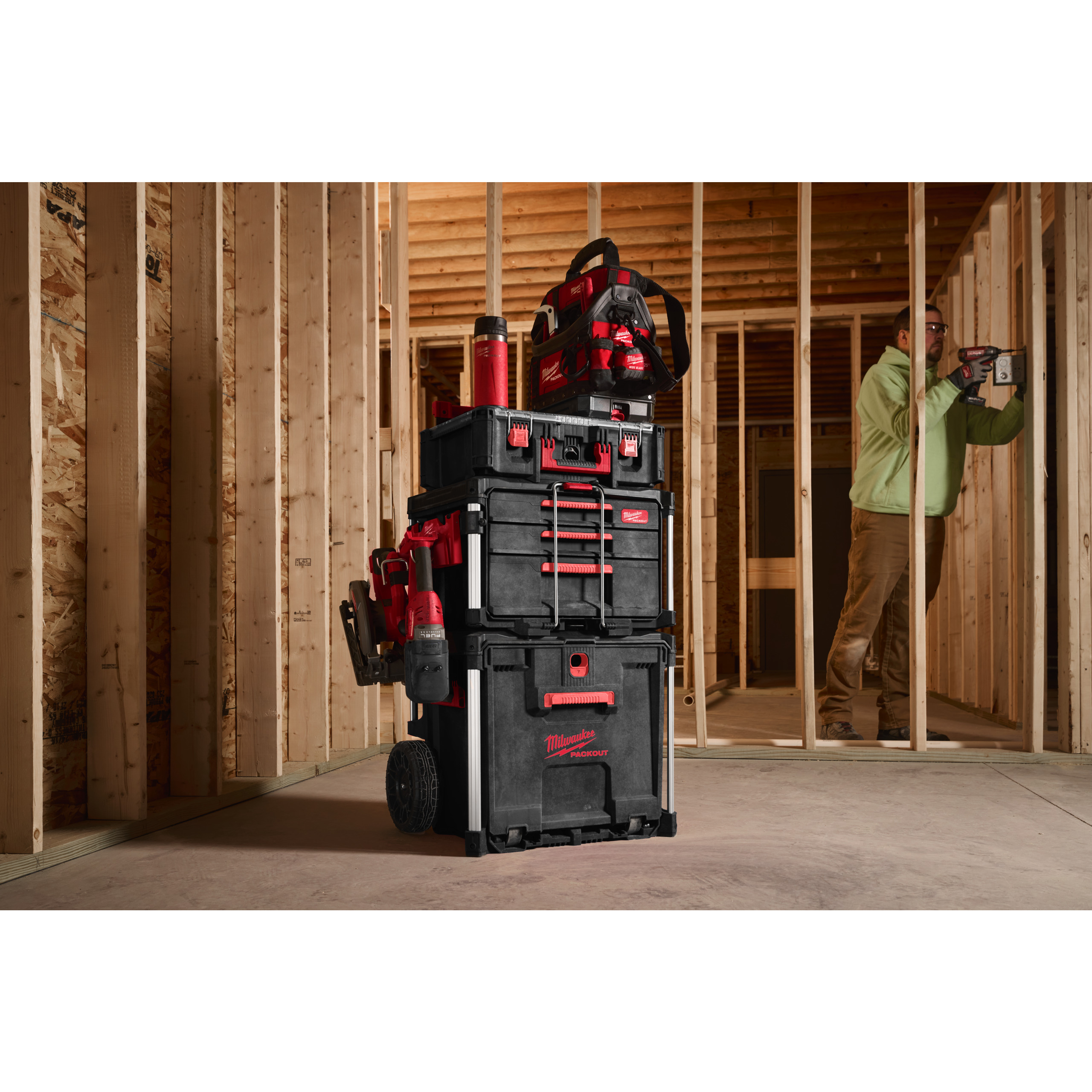Baúl con ruedas y cajón PACKOUT™ Packout Rolling Drawer Milwaukee - Imagen 4