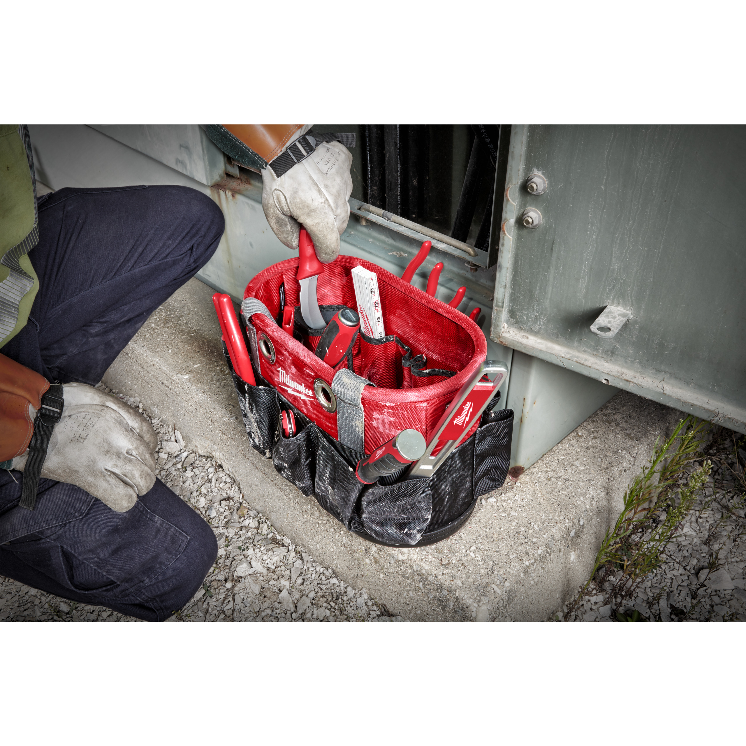 Bolsa compacta con bolsillos Milwaukee - Imagen 3