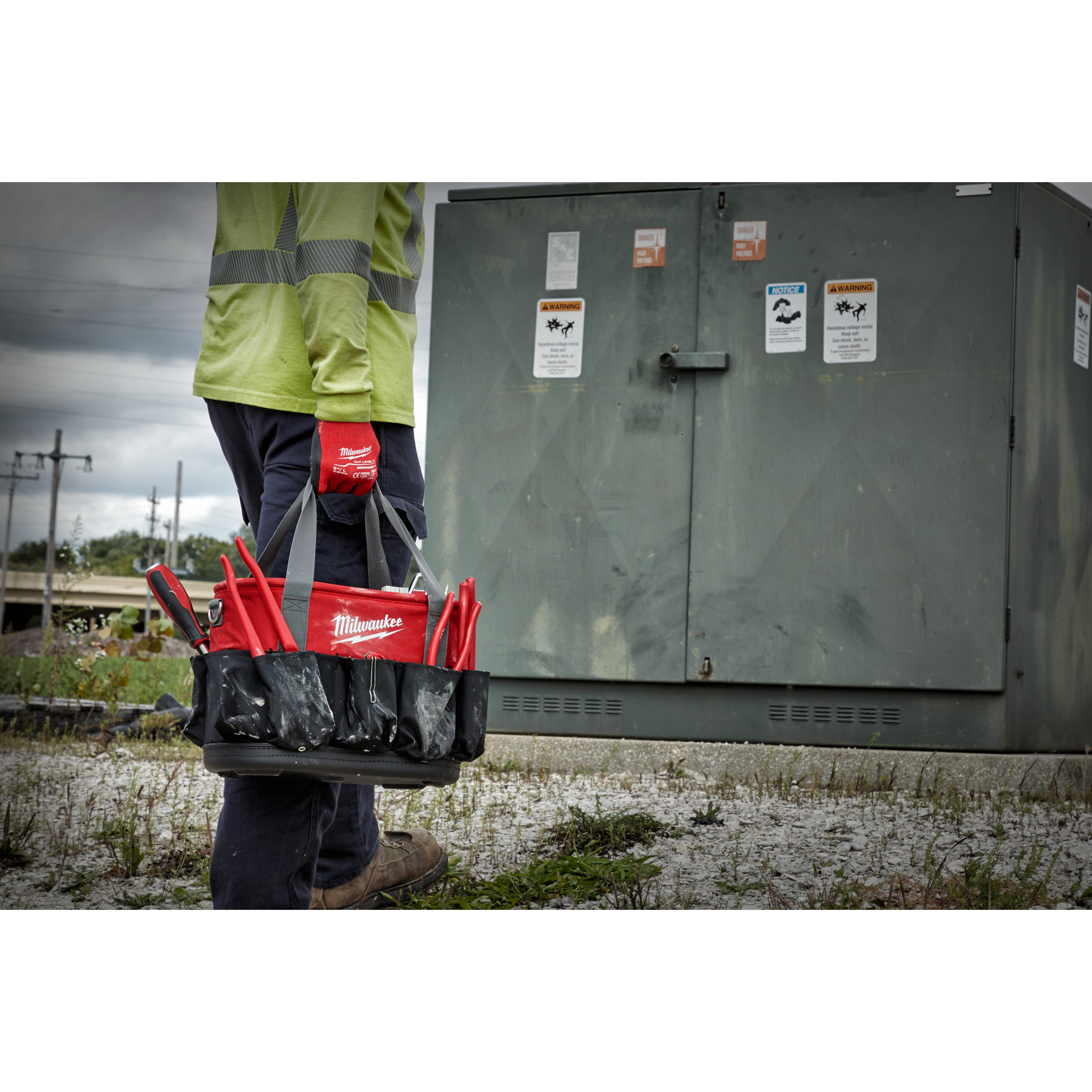 Bolsa compacta con bolsillos Milwaukee - Imagen 4