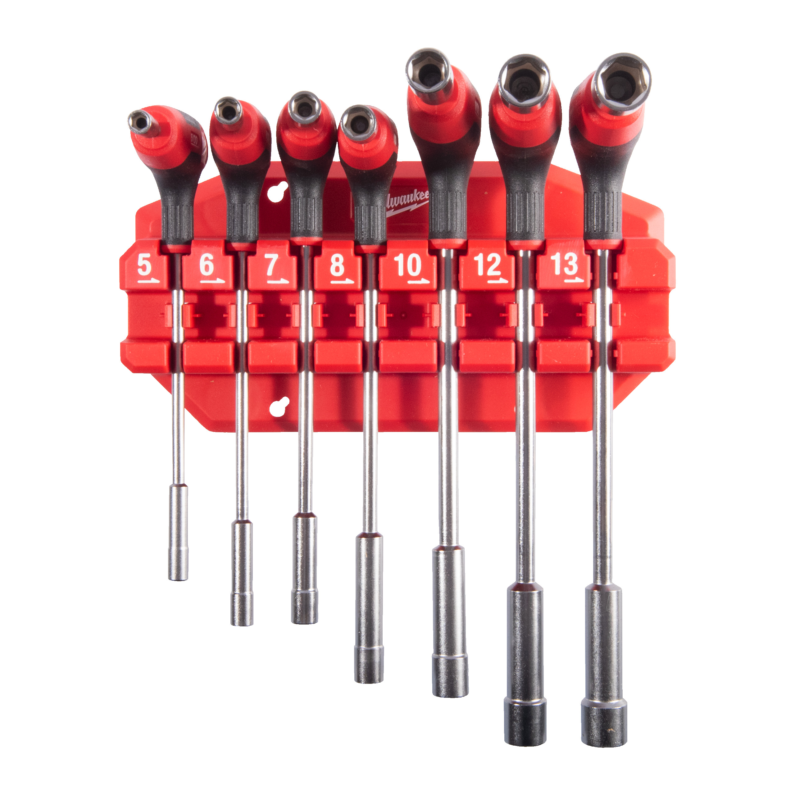 Juego de 7 llaves de vaso en T Nut Driver with Comfort Grip Set Milwaukee
