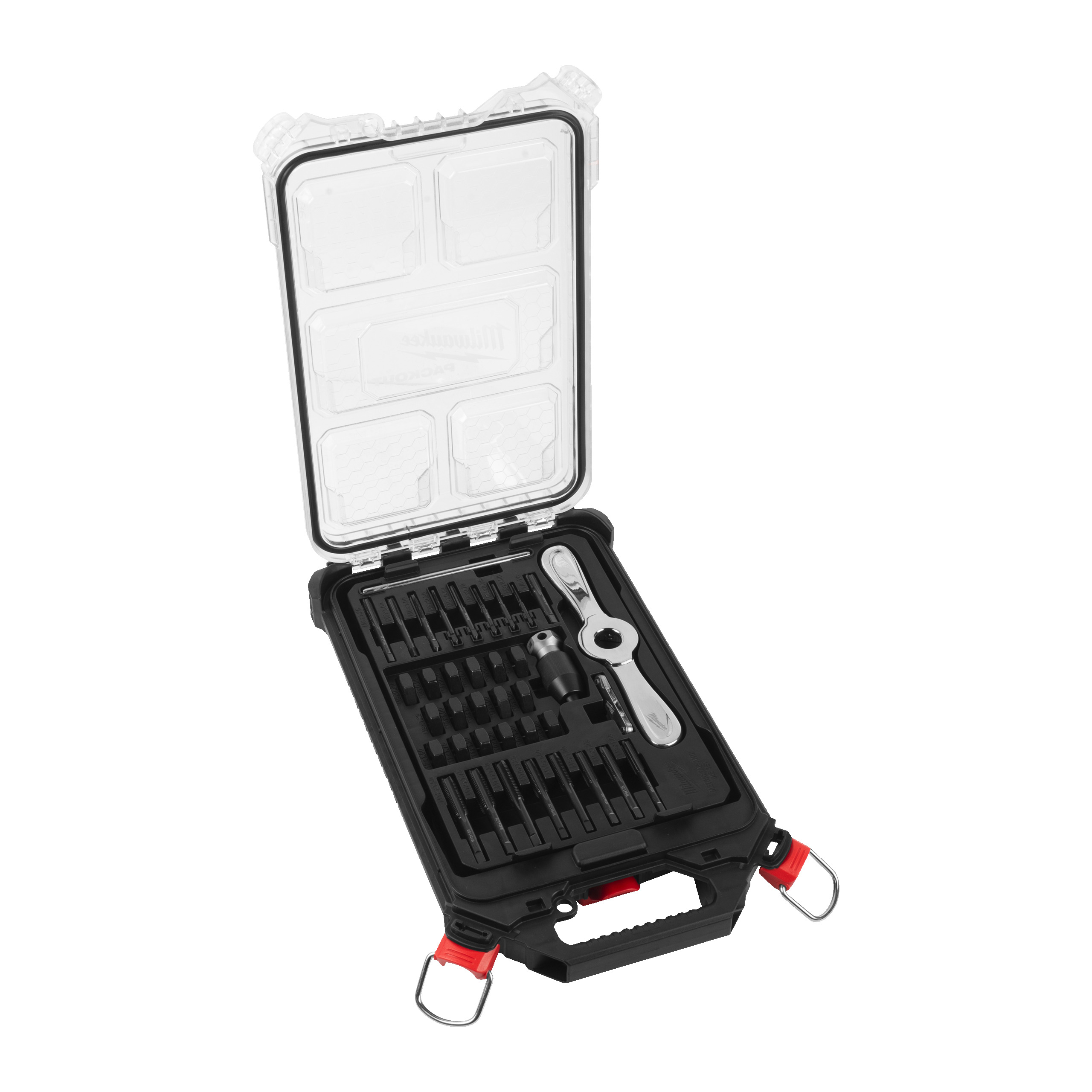 Juego de 38 piezas de machos y terrajas en organizador Slim compacto PACKOUT™ Milwaukee