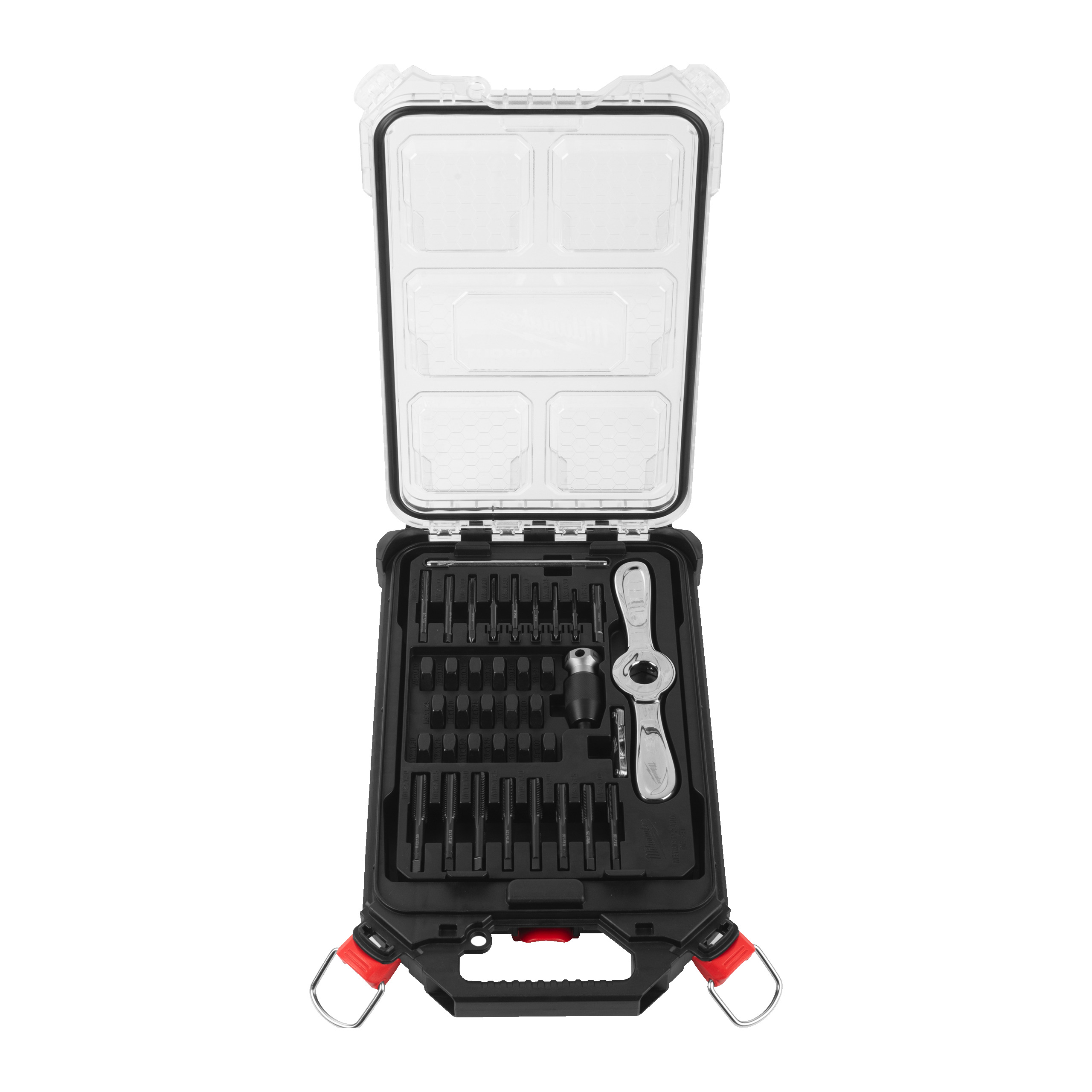Juego de 38 piezas de machos y terrajas en organizador Slim compacto PACKOUT™ Milwaukee - Imagen 2