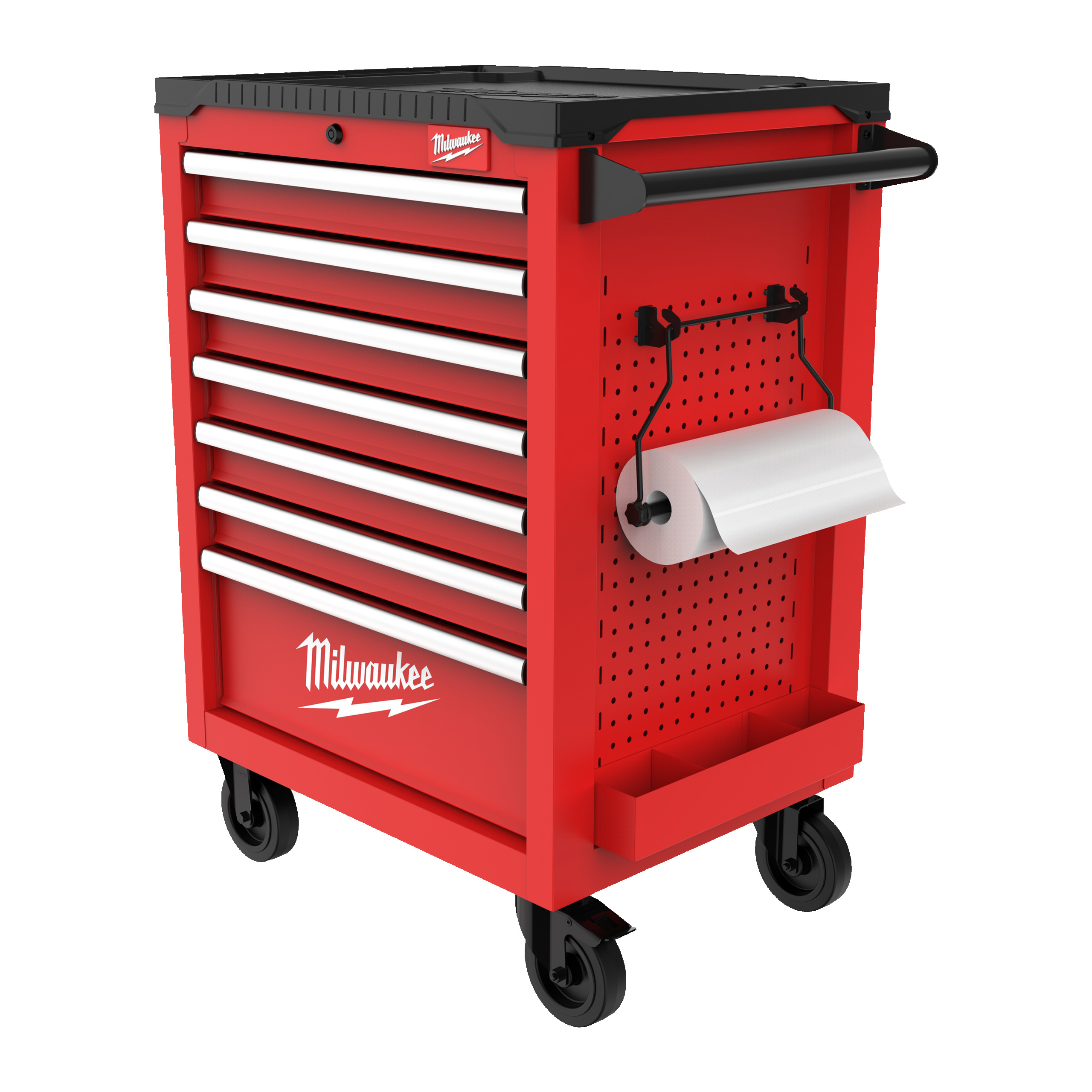 Soporte para rollos de papel para carro metálico Milwaukee - Imagen 3
