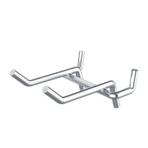 Ganchos de acero dobles para carro metálico Double Steel Hook Milwaukee