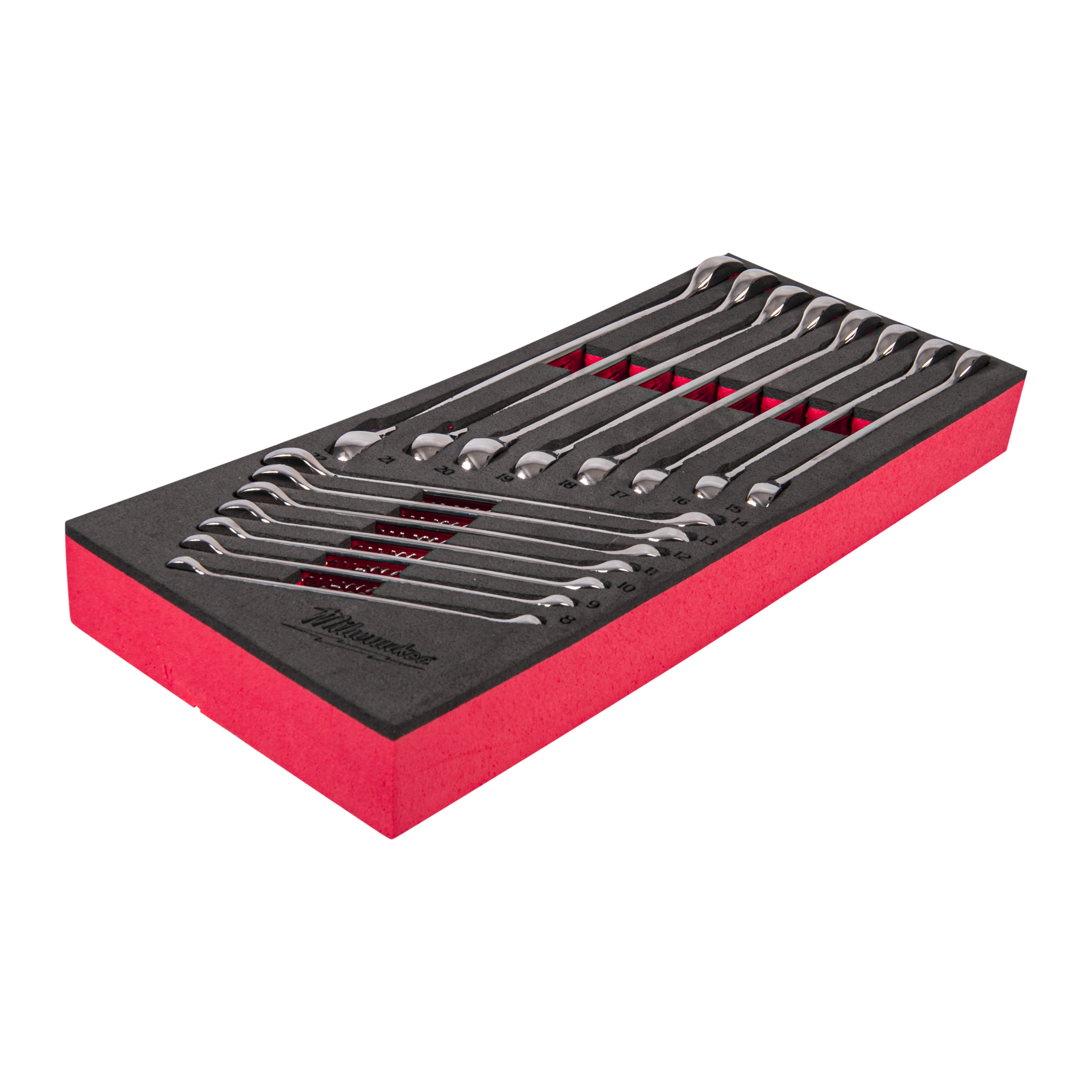 ⅓ espuma con 9 llaves de estrella acodadas Double Ring Offset Spanner Foam Insert Set Milwaukee - Imagen 2