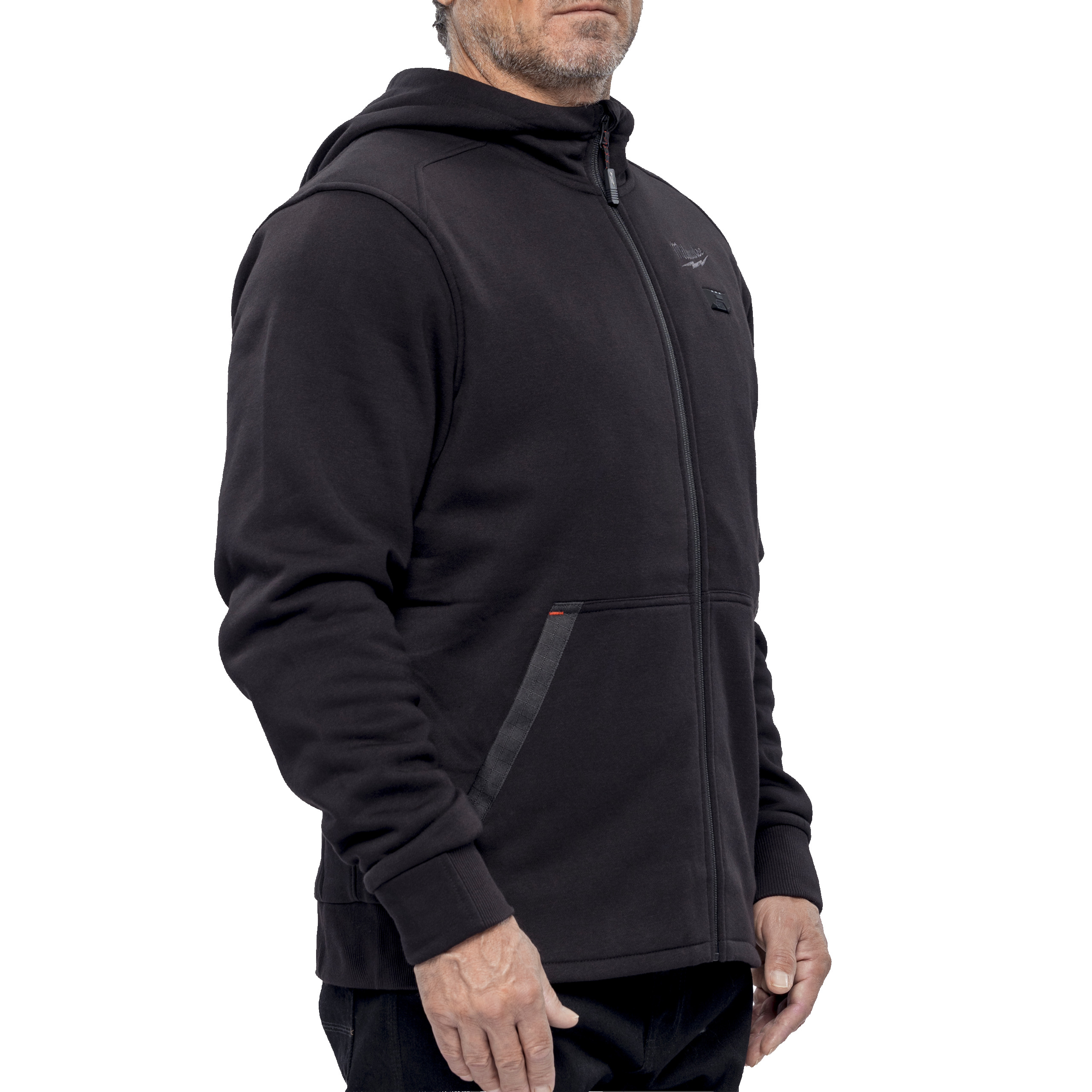 Sudadera calefactada negra M12™, M M12 HHBL5 Milwaukee - Imagen 3